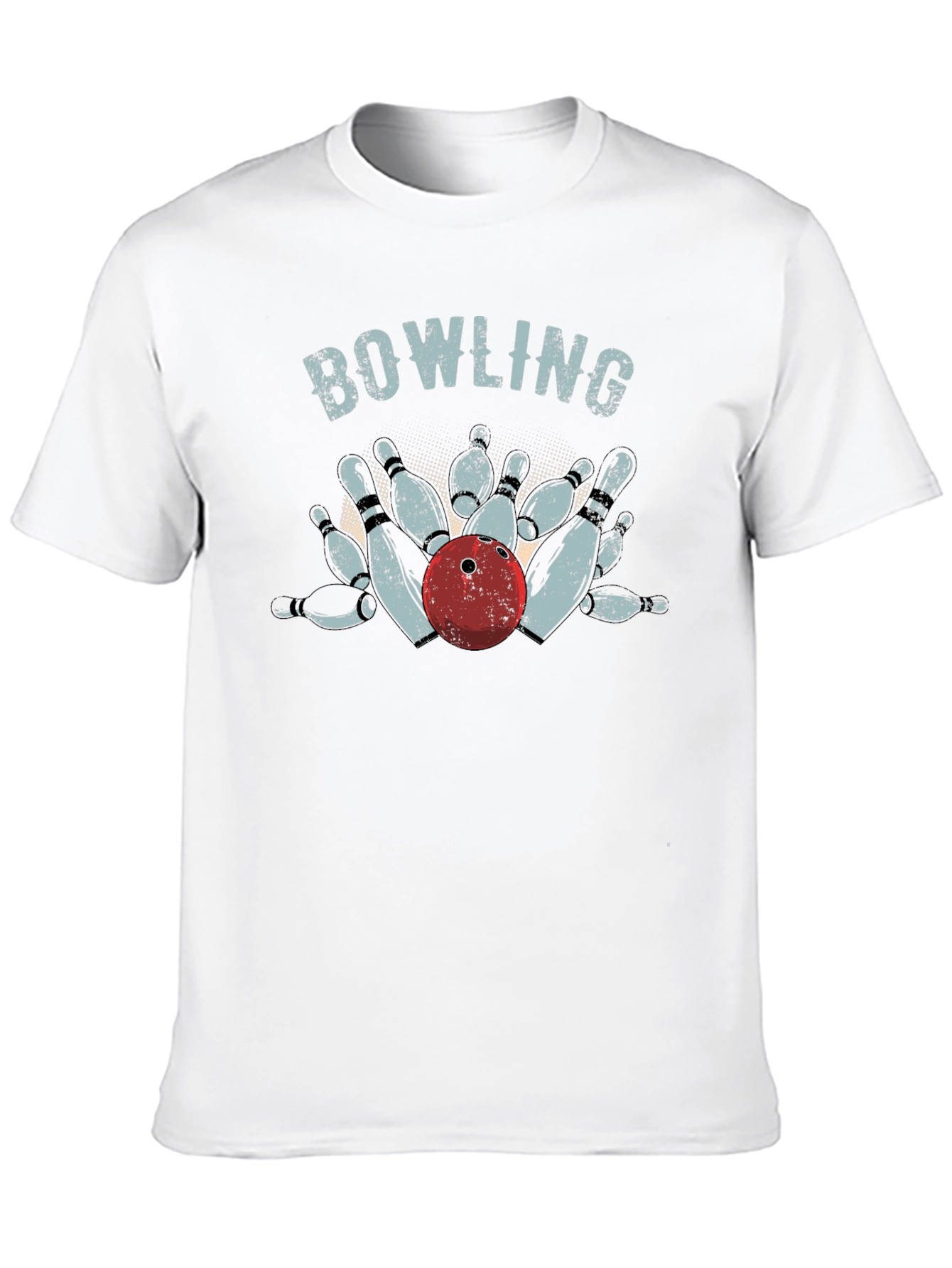 Black Bowling Strike Graphic Tee - Black view 10