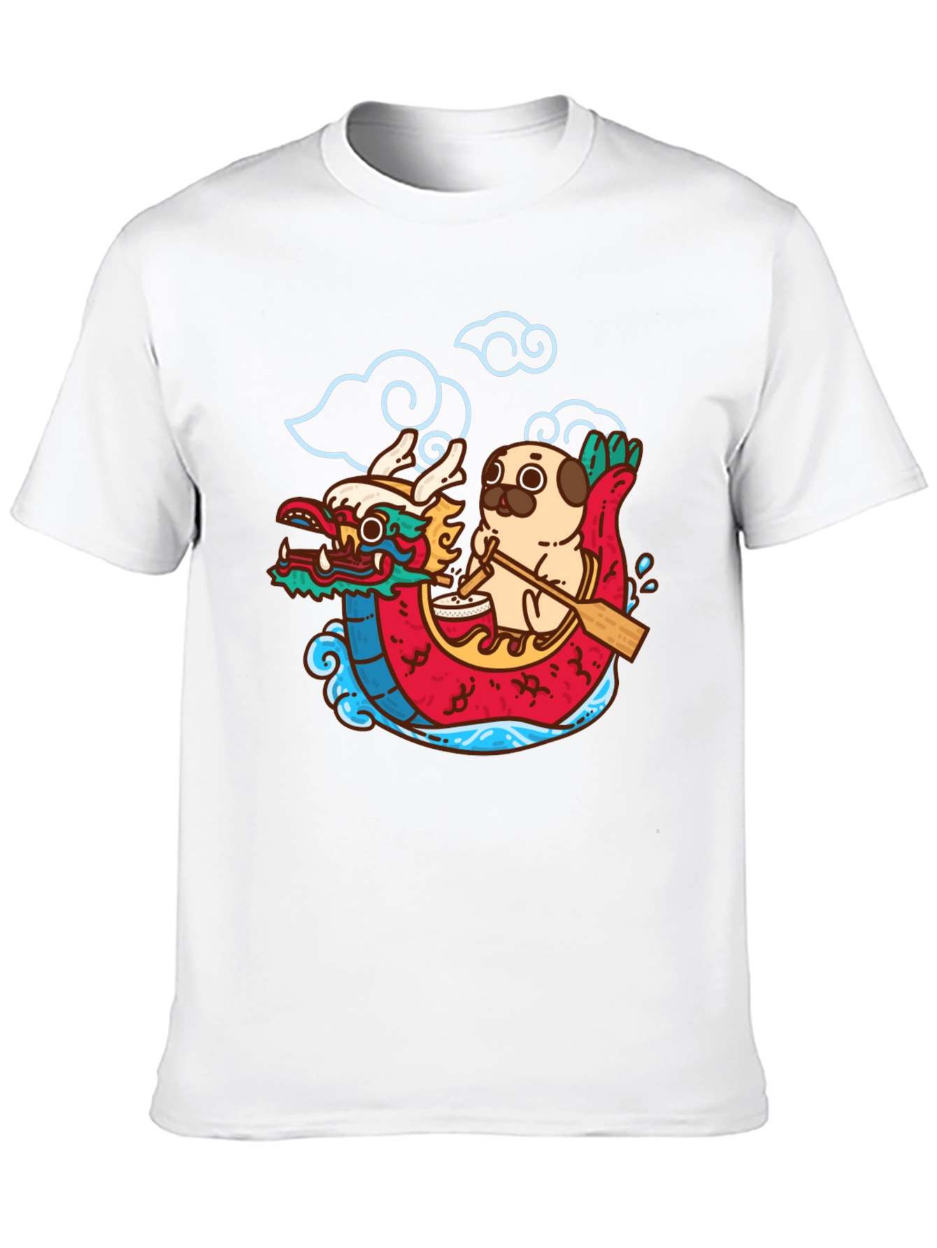 Dragon Boat Pug T-Shirt - 10