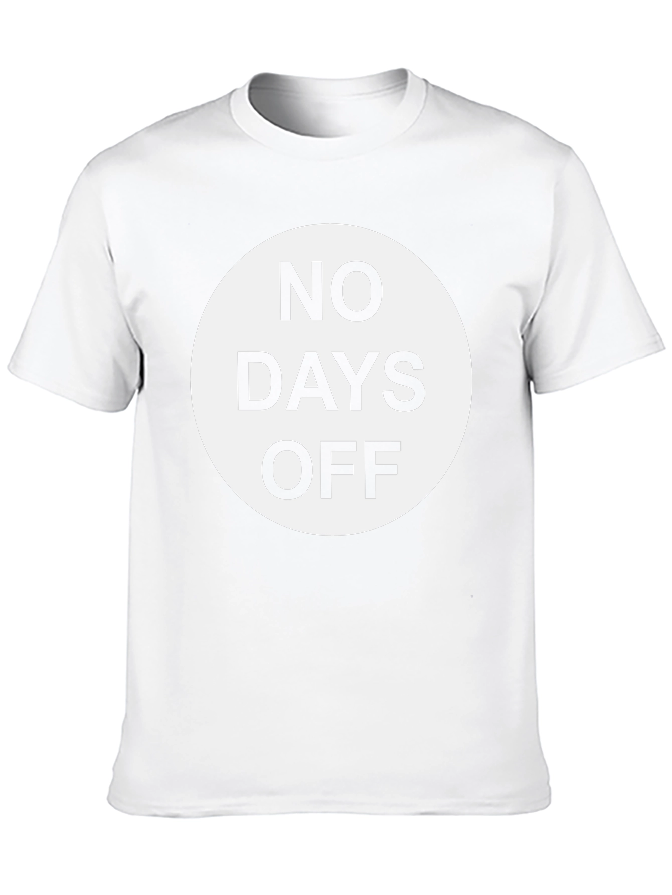Black No Days Off Graphic T-Shirt - Motivational Black Tee view 10