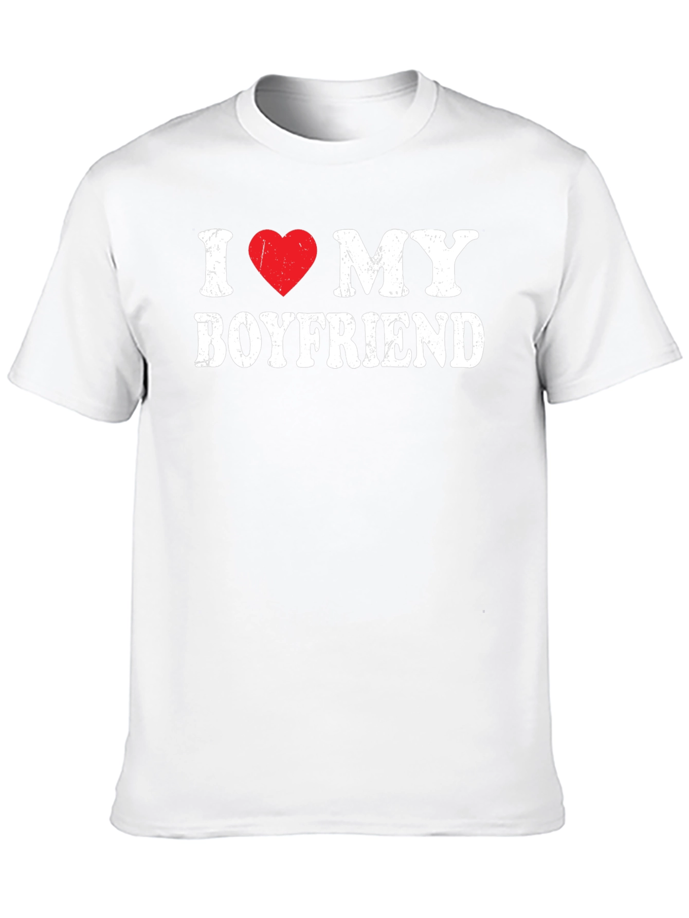 Black I Love My Boyfriend T-Shirt view 10