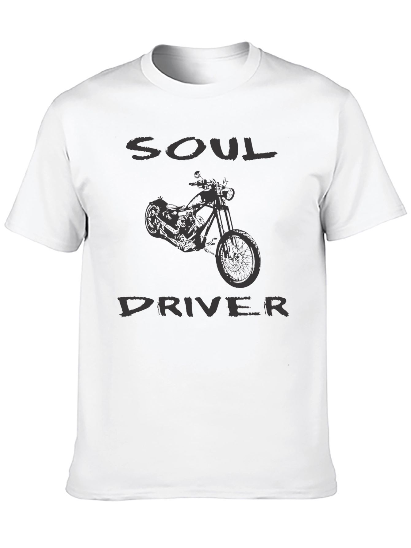Black Soul Driver Motorcycle Graphic T-Shirt view 10