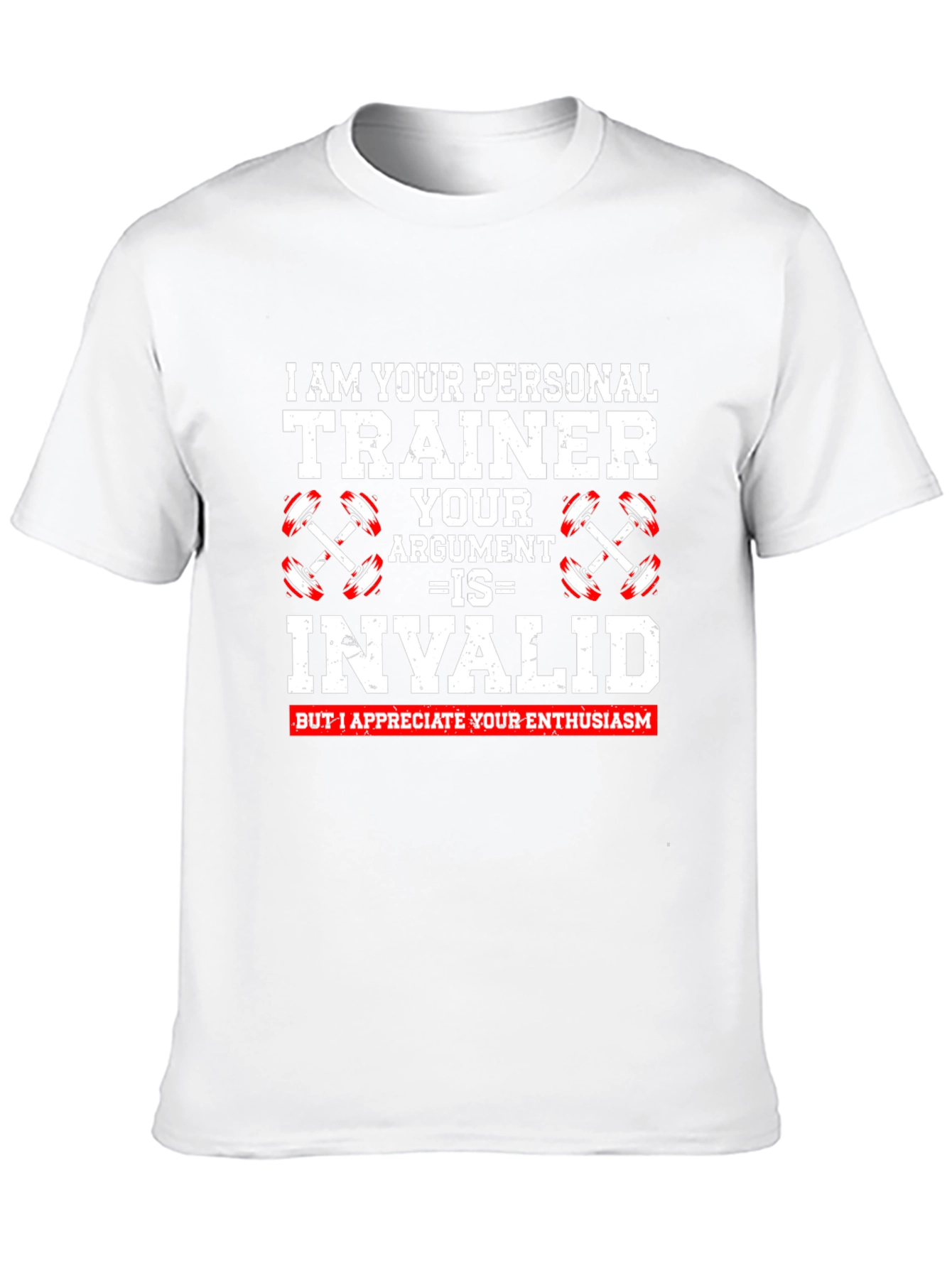 Black Personal Trainer Argument T-Shirt - Gym Fitness Tee view 10