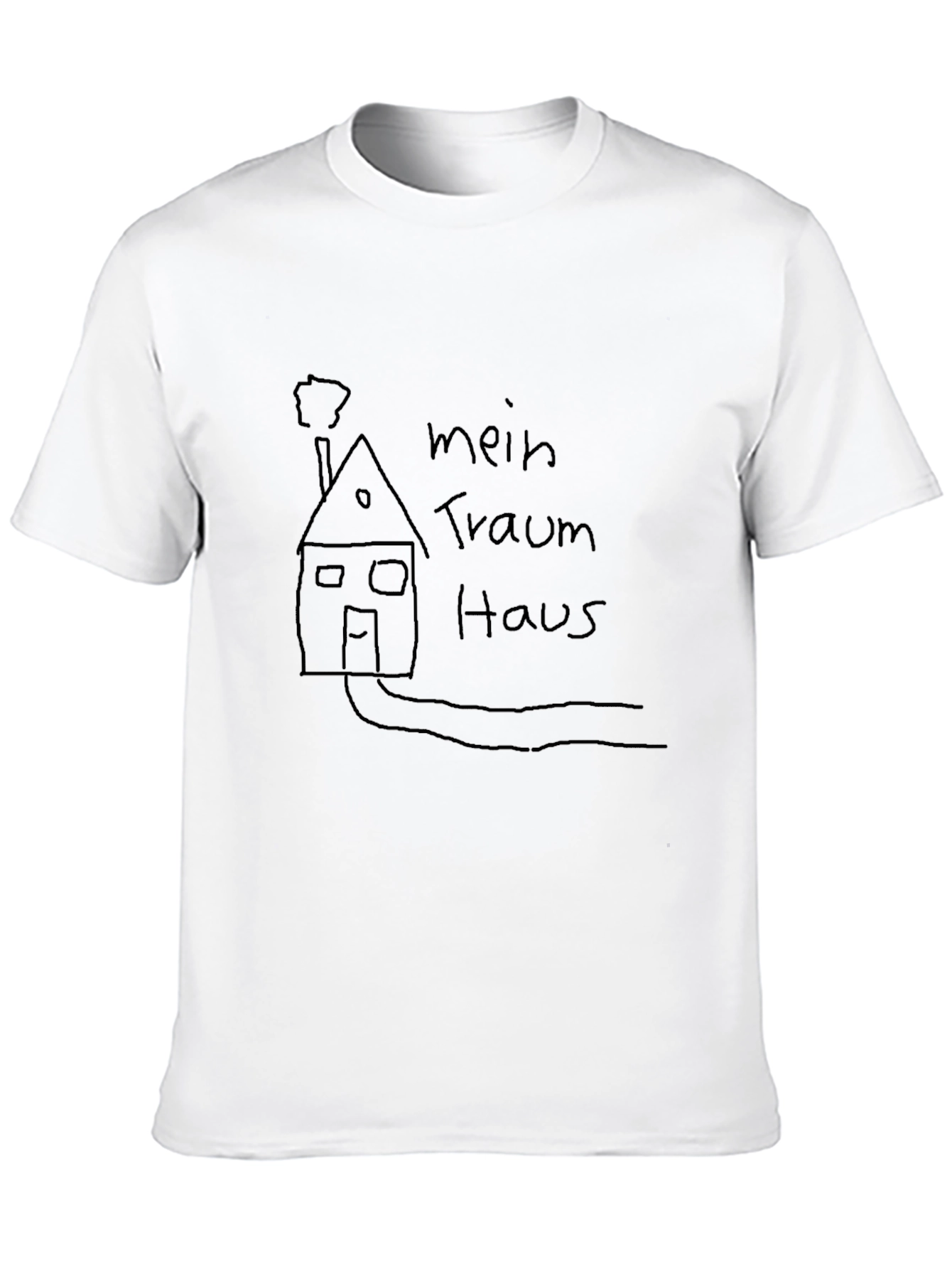Black Mein Traum Haus T-Shirt - Dream House Tee view 10