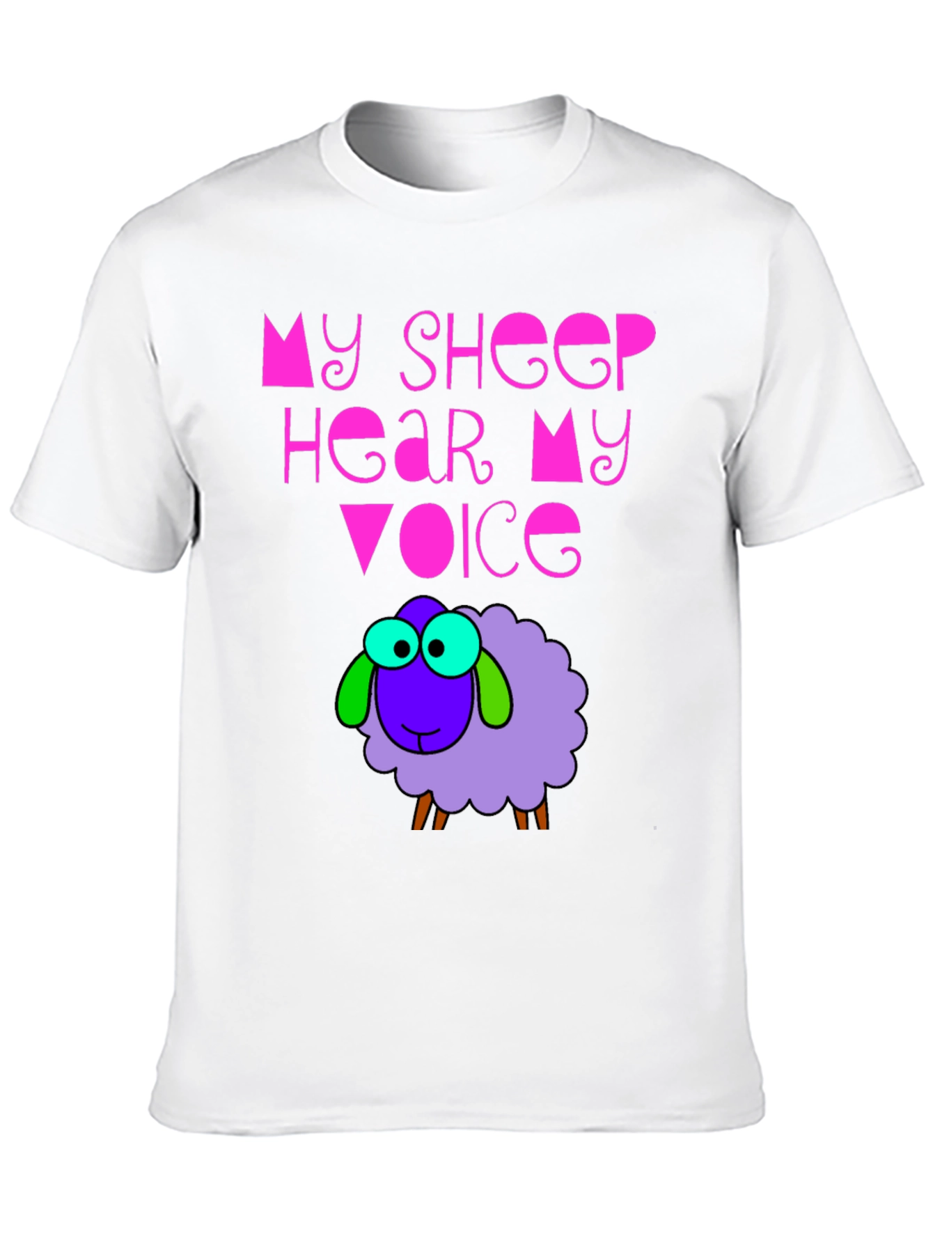 Black My Sheep Hear My Voice Graphic Tee view 10