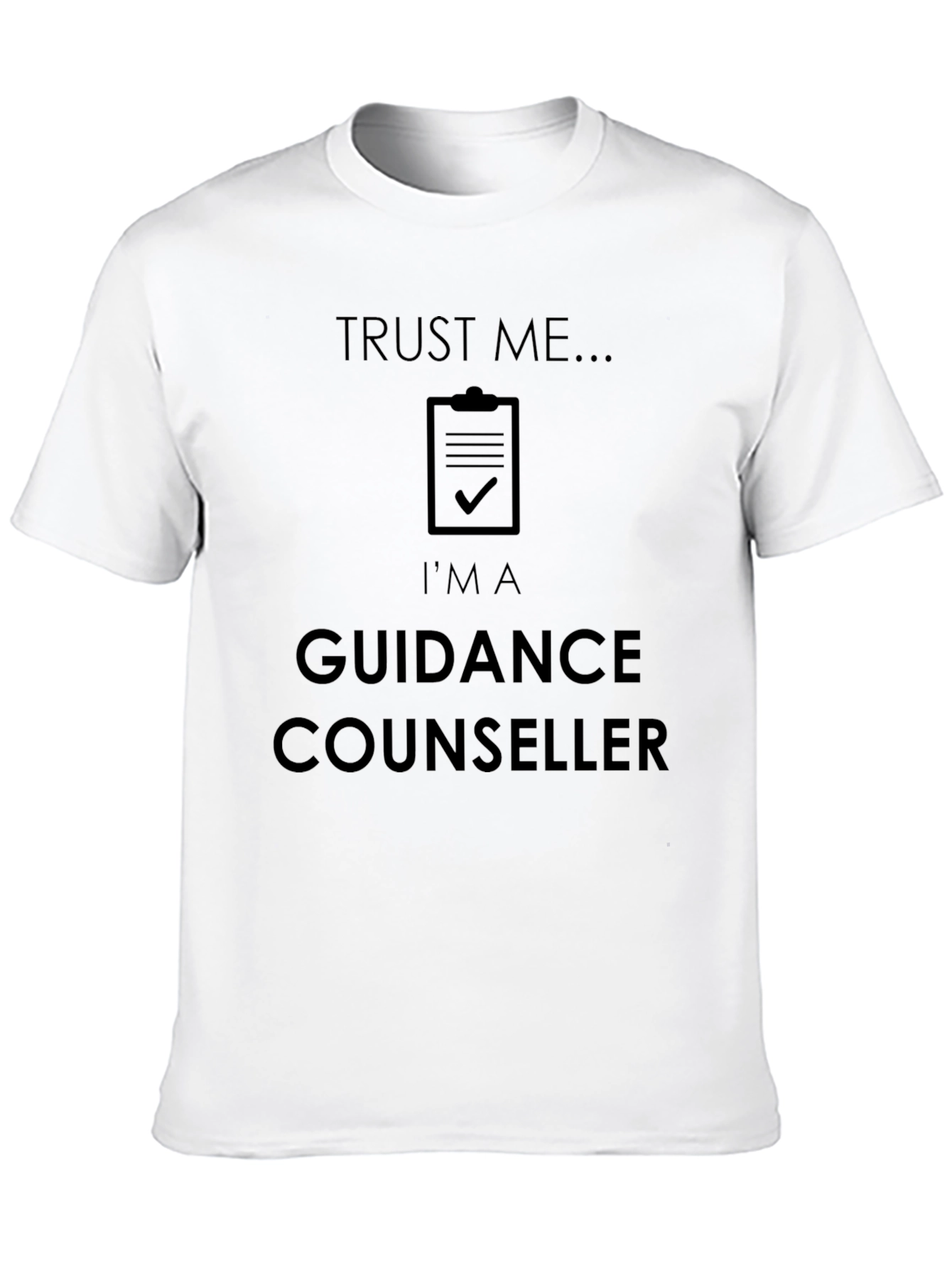 Black Guidance Counsellor Trust Me Graphic Tee view 10