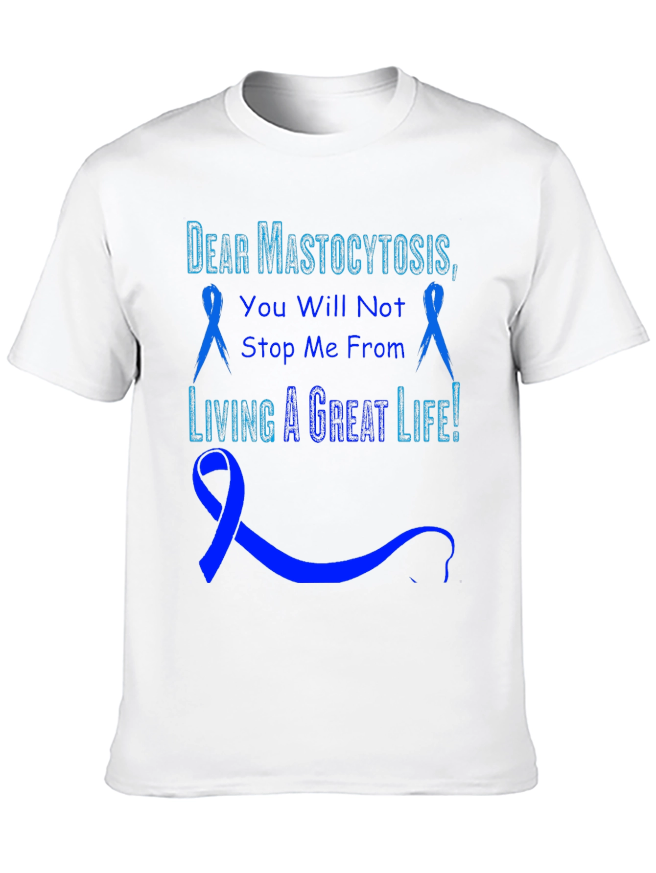 Black Mastocytosis Awareness T-Shirt view 10