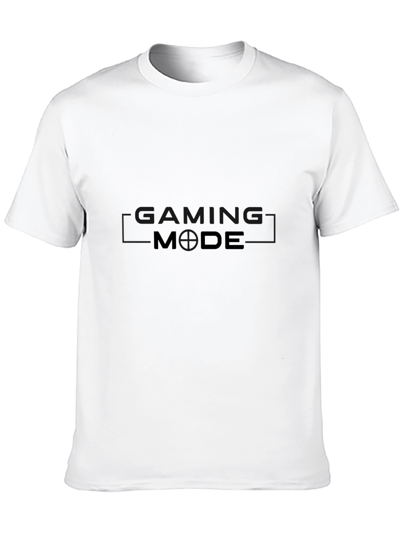 Black Gaming Mode T-Shirt - Gamer Apparel - Cool Black Tee view 10