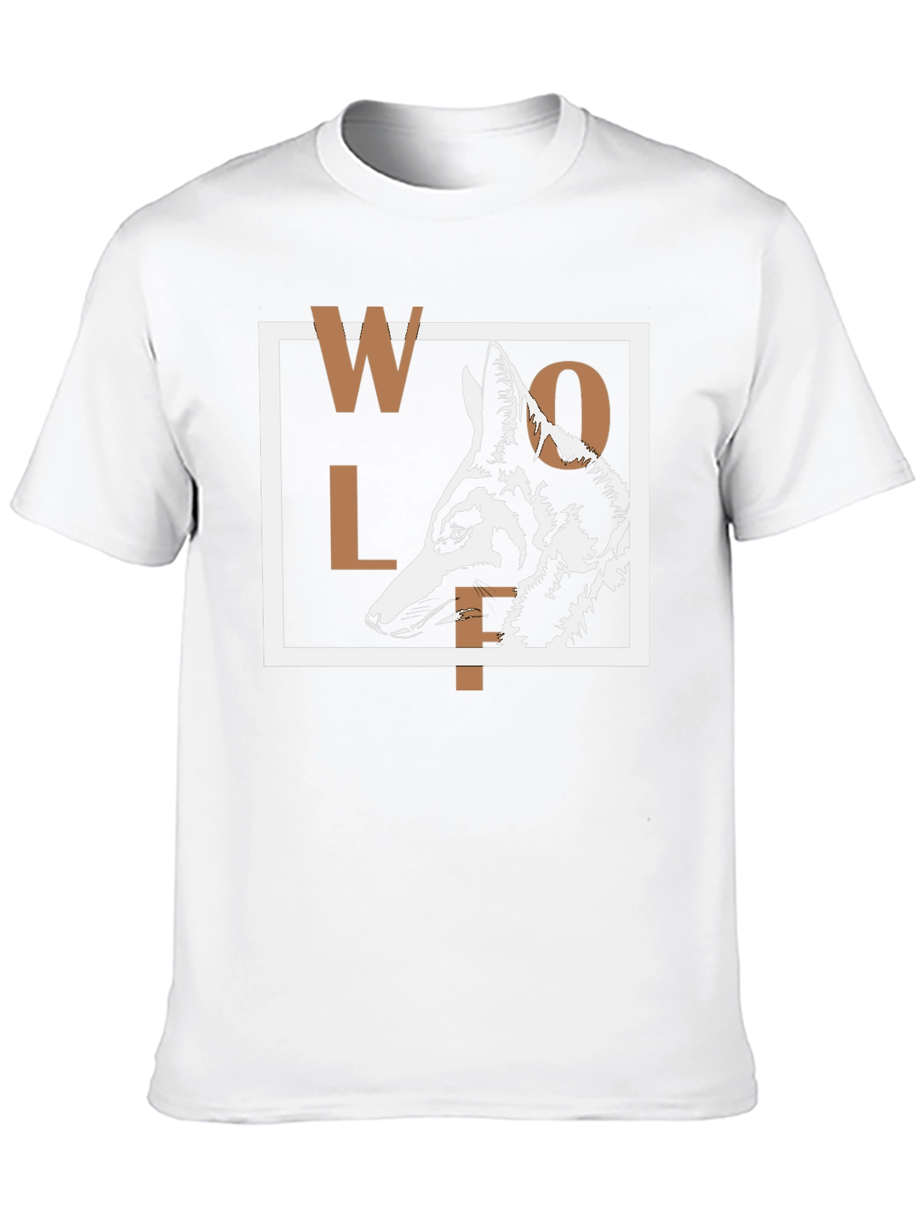 Black Wolf Graphic Print T-Shirt - Modern Urban Style view 10