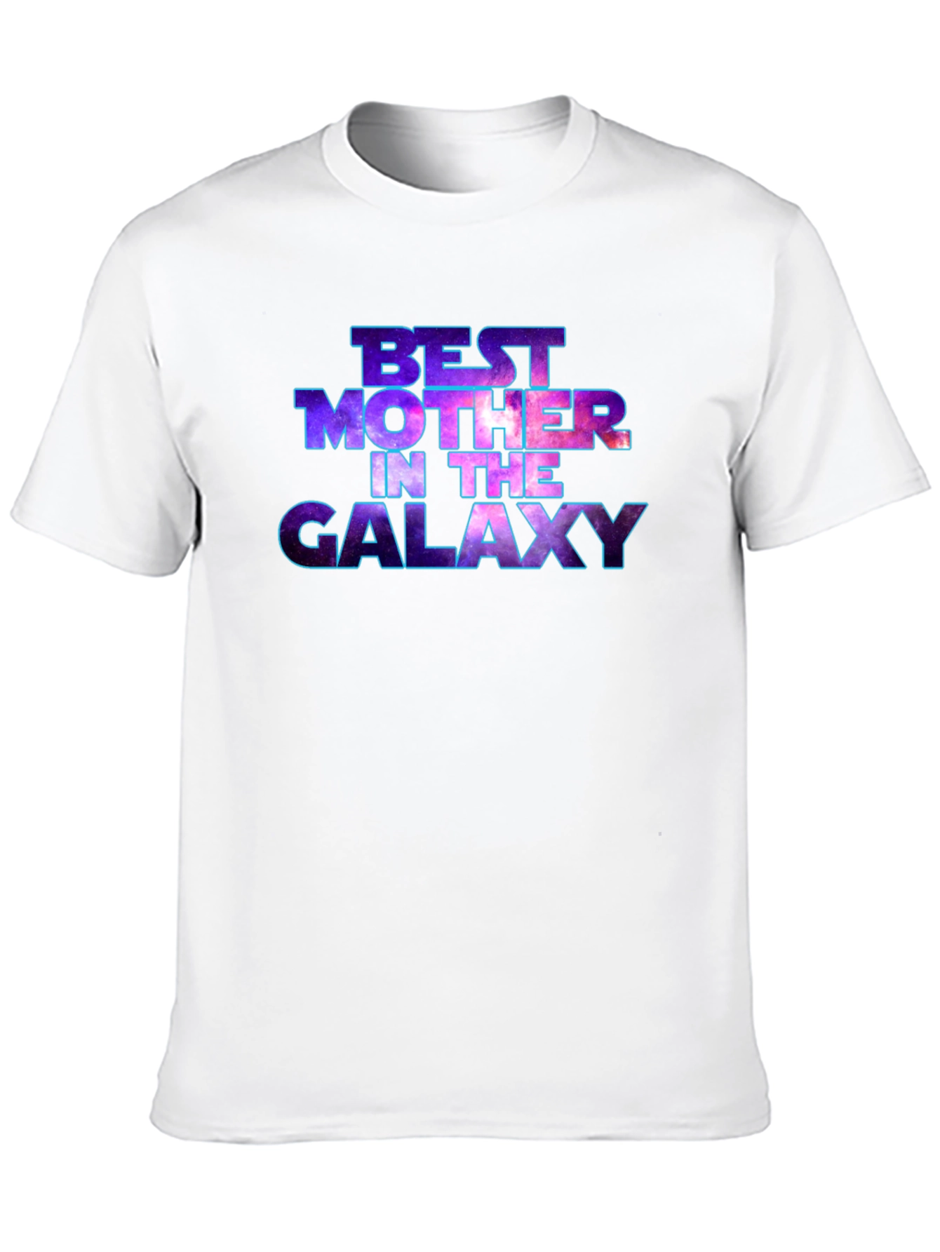 Black Best Mother in the Galaxy T-Shirt view 10