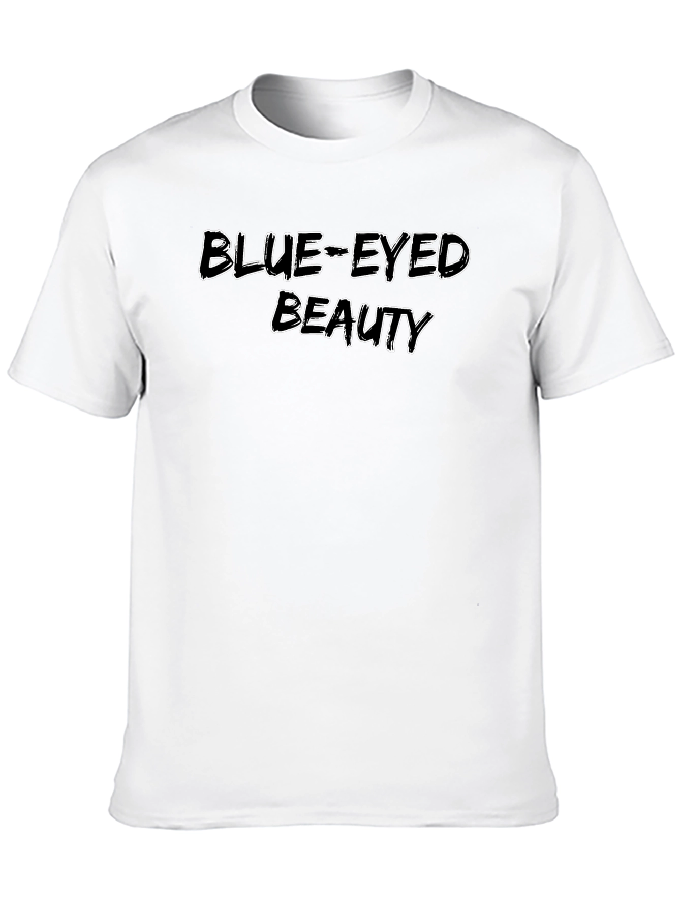 Black Blue-Eyed Beauty Black T-Shirt view 10