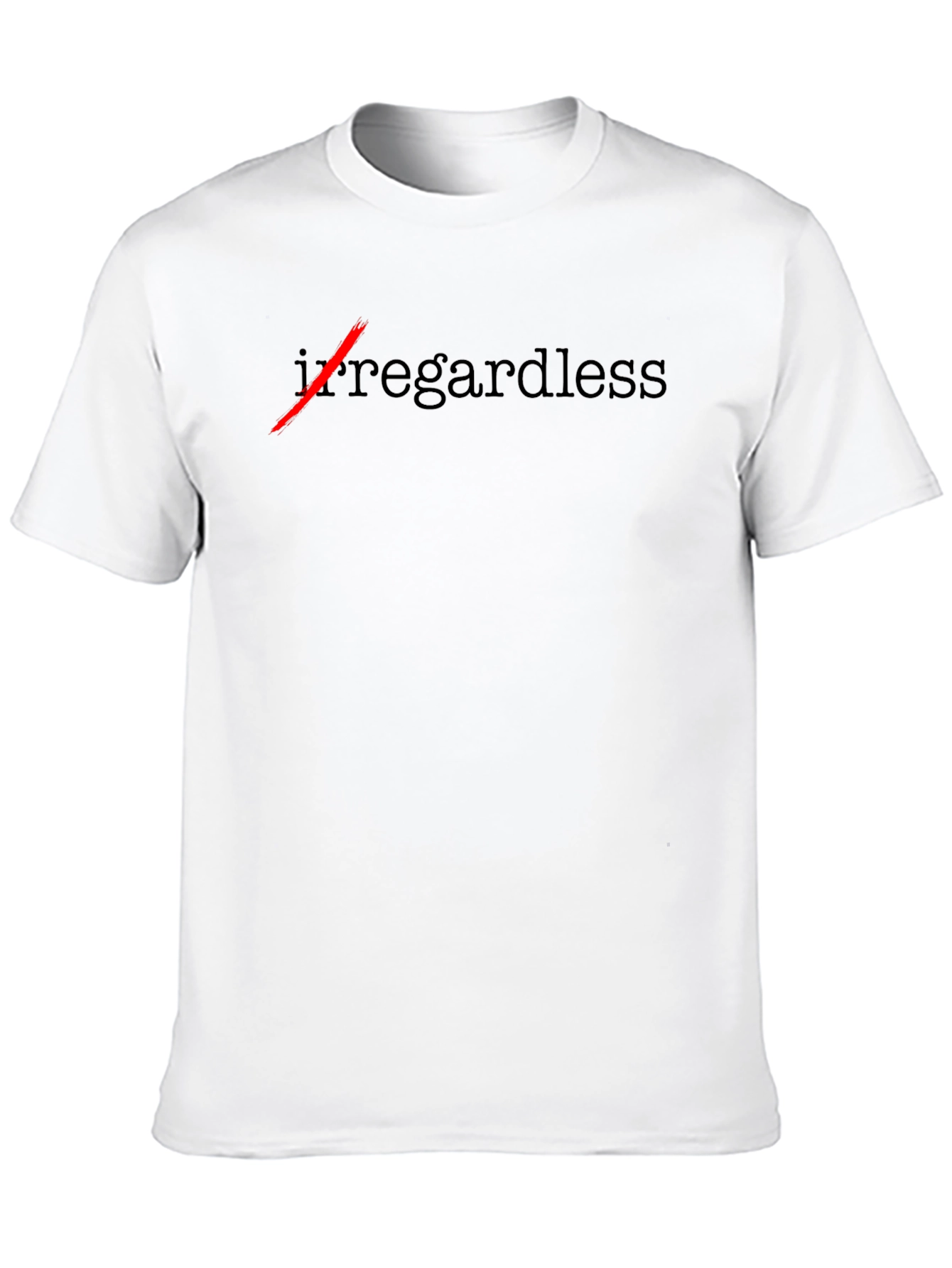 Black Regardless Corrected T-Shirt view 10