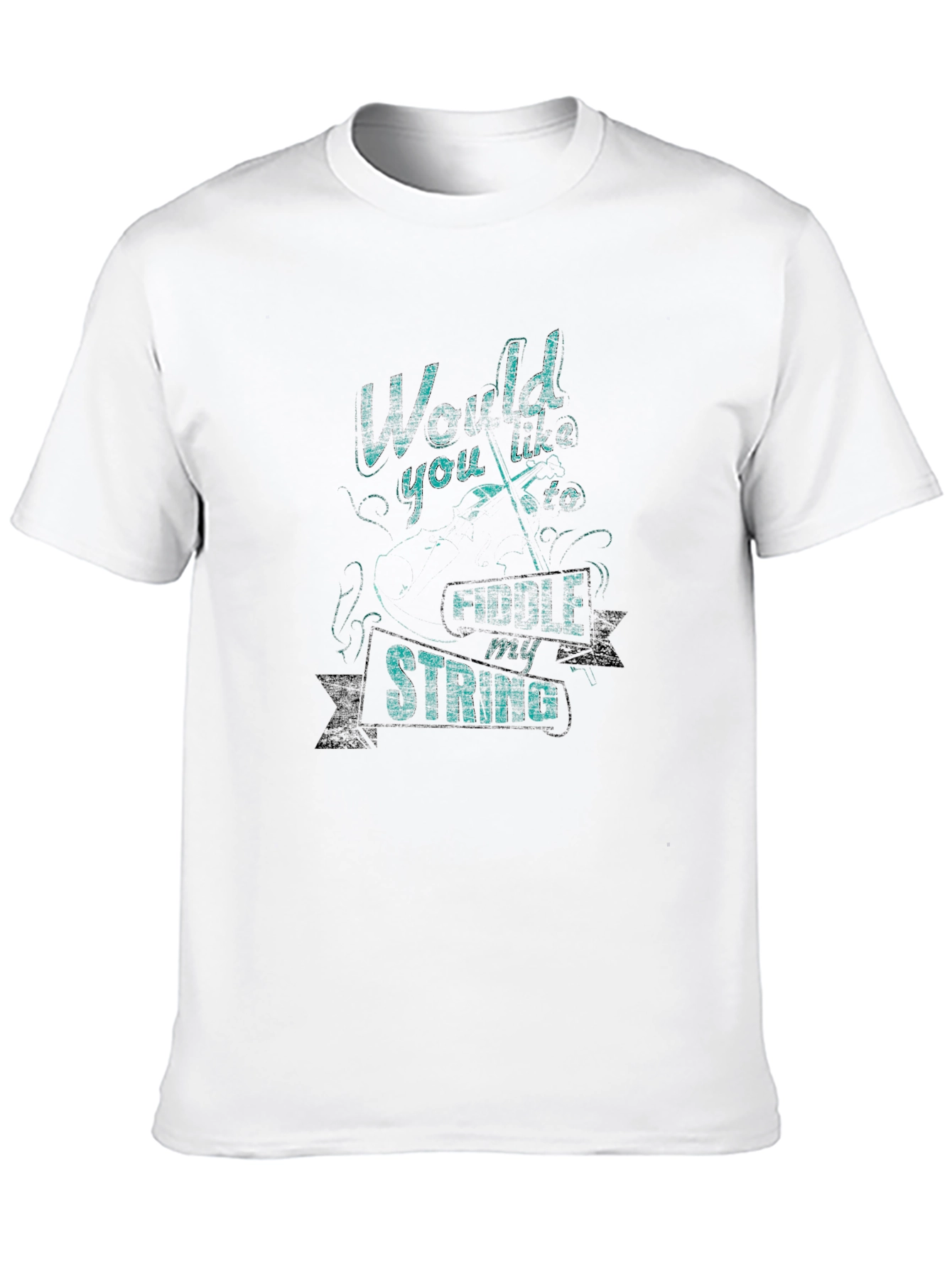 Black Fiddle My String Graphic Tee view 10