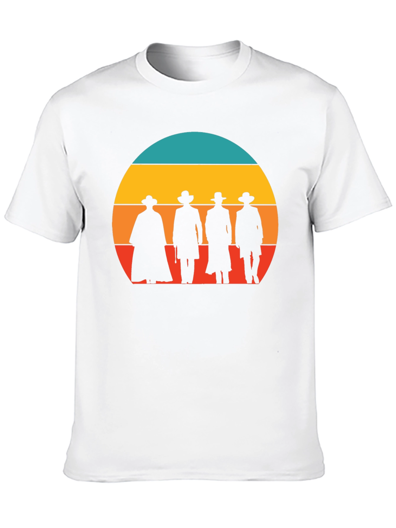 Black Tombstone Cowboys Graphic T-Shirt view 10