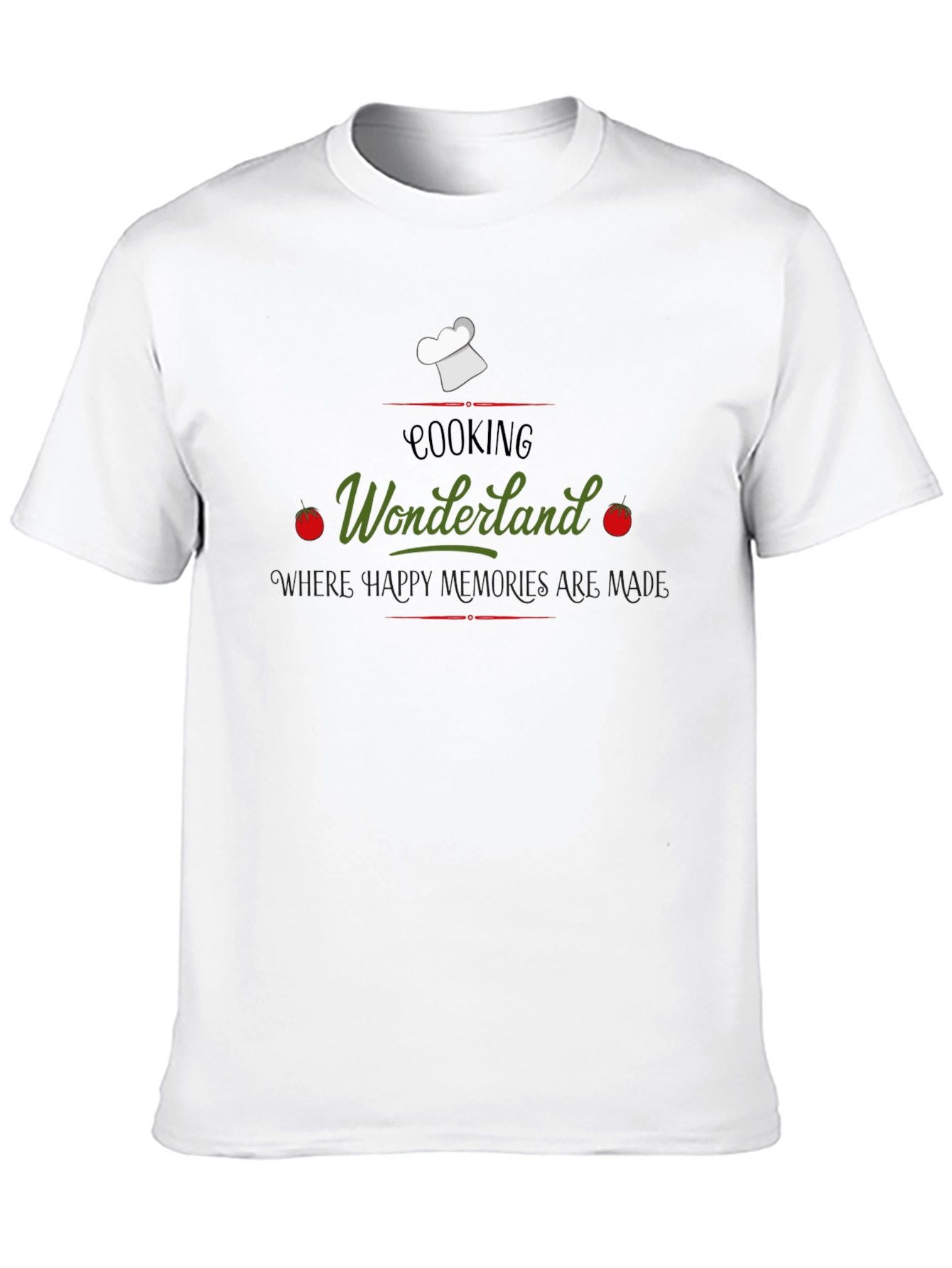 Black Cooking Wonderland Graphic Tee -  Unisex view 10