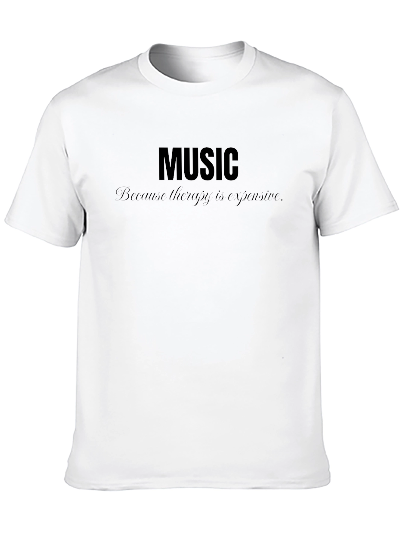 Black Music Therapy Tee: Because Therapy is Expensive view 10