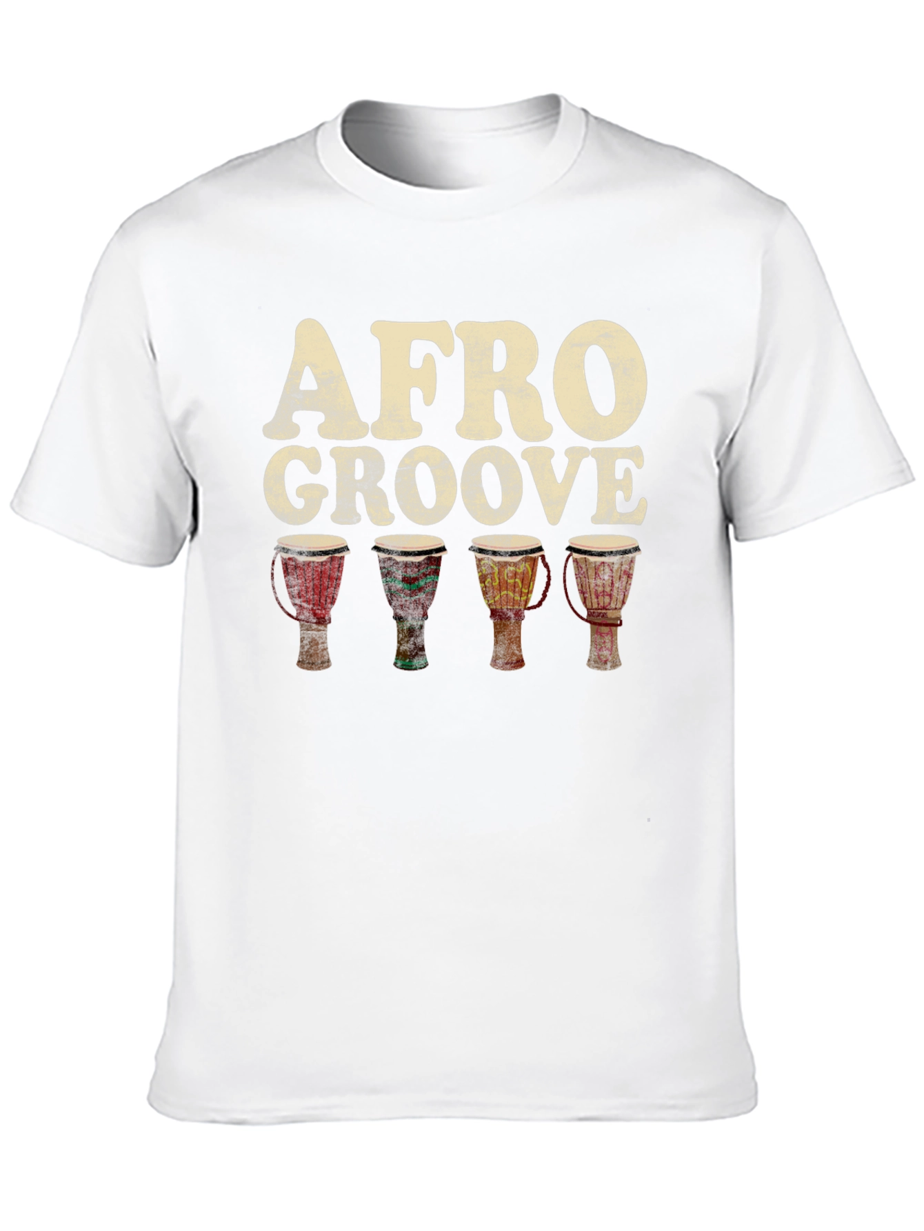 Afro Groove Djembe Drum T-Shirt - 10