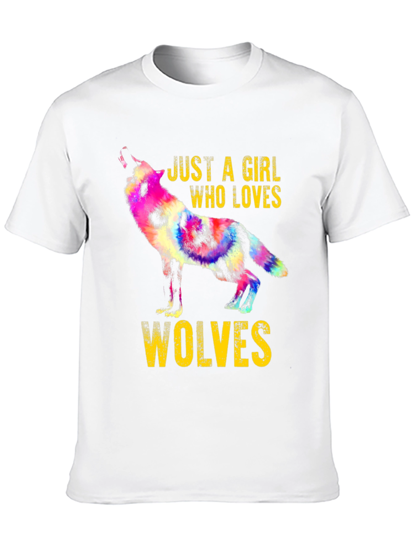 Black Girl Who Loves Wolves Graphic Tee view 10