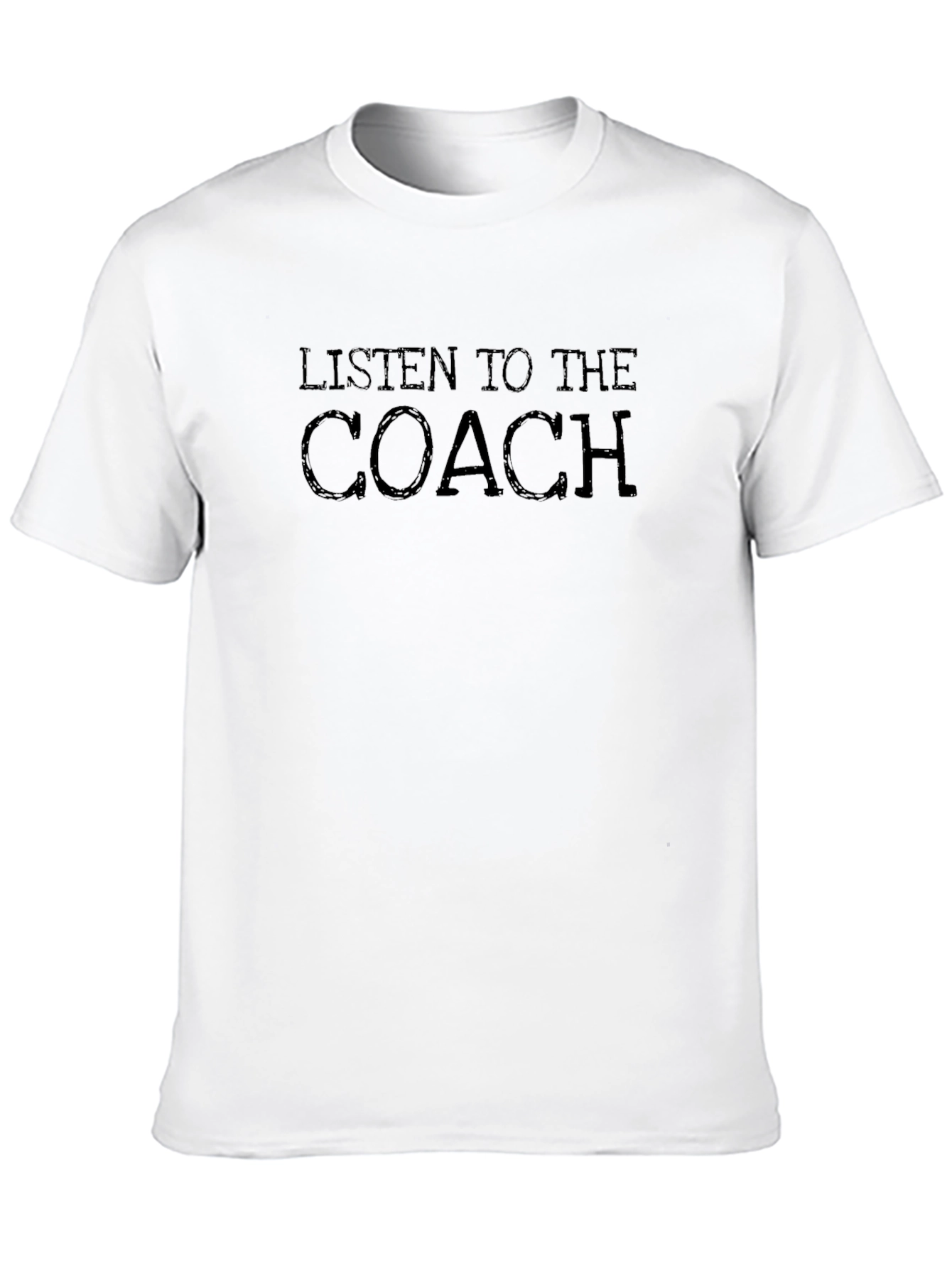 Black Listen To The Coach T-Shirt - Black view 10
