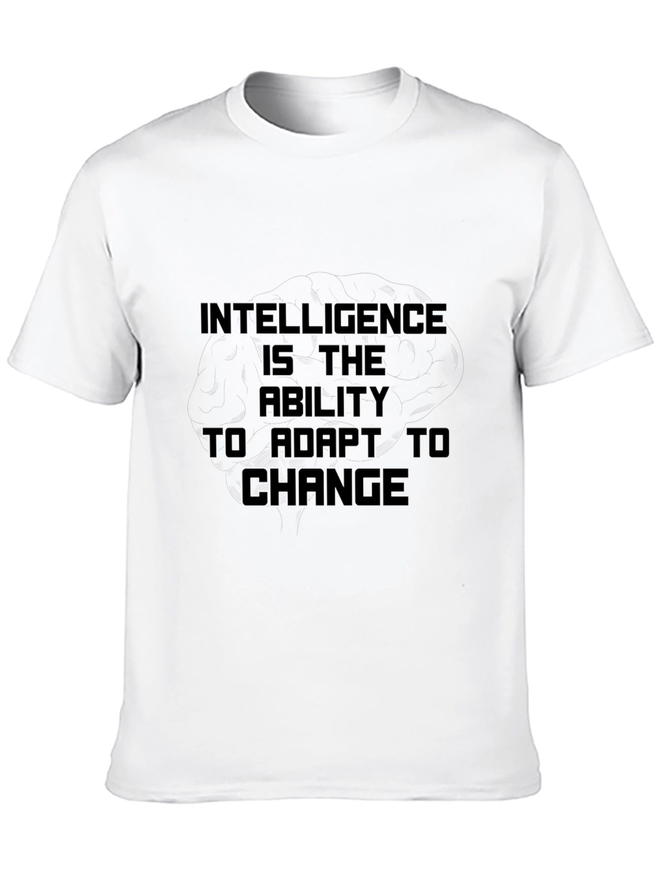 Black Intelligence is the Ability to Adapt Black T-Shirt view 10