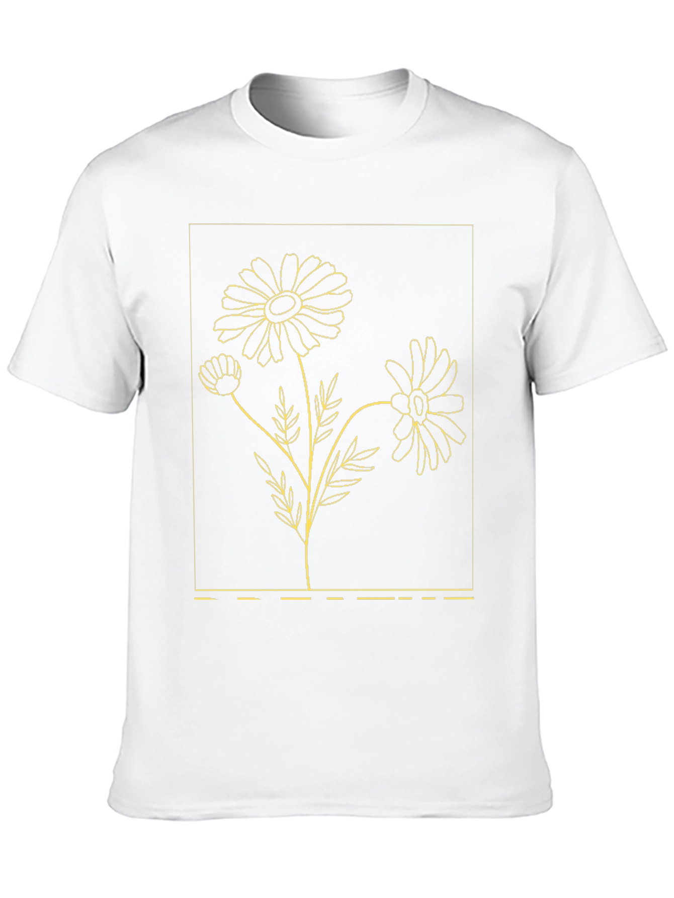 Black Black Floral Daisy Graphic T-Shirt view 10