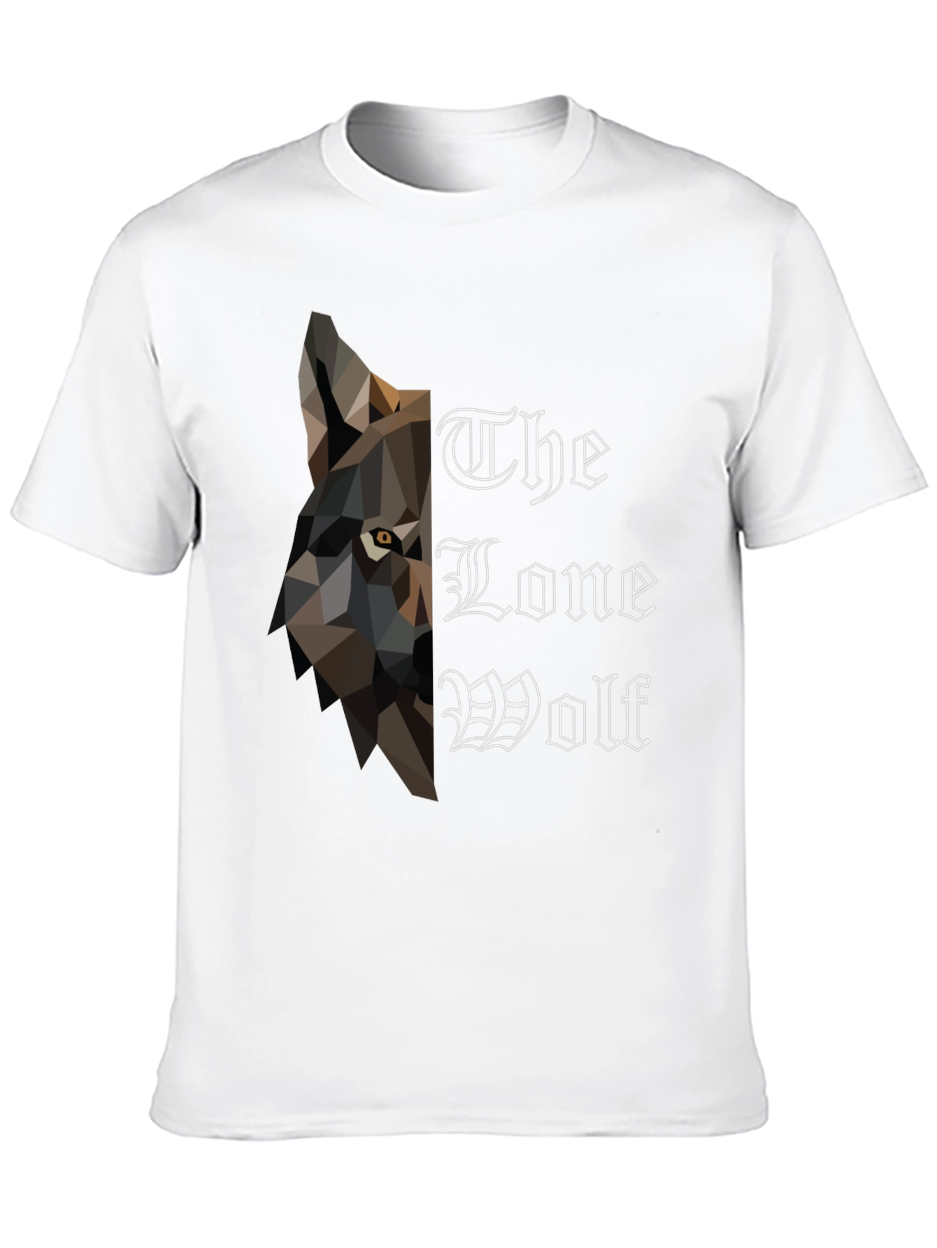 Black The Lone Wolf Graphic Print T-Shirt view 10