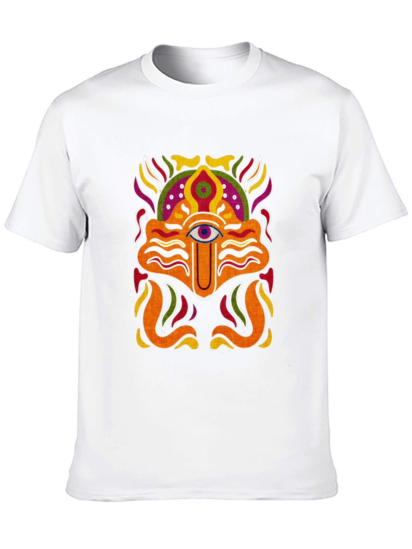 Black Eye-Catching Graphic Print Tee view 10