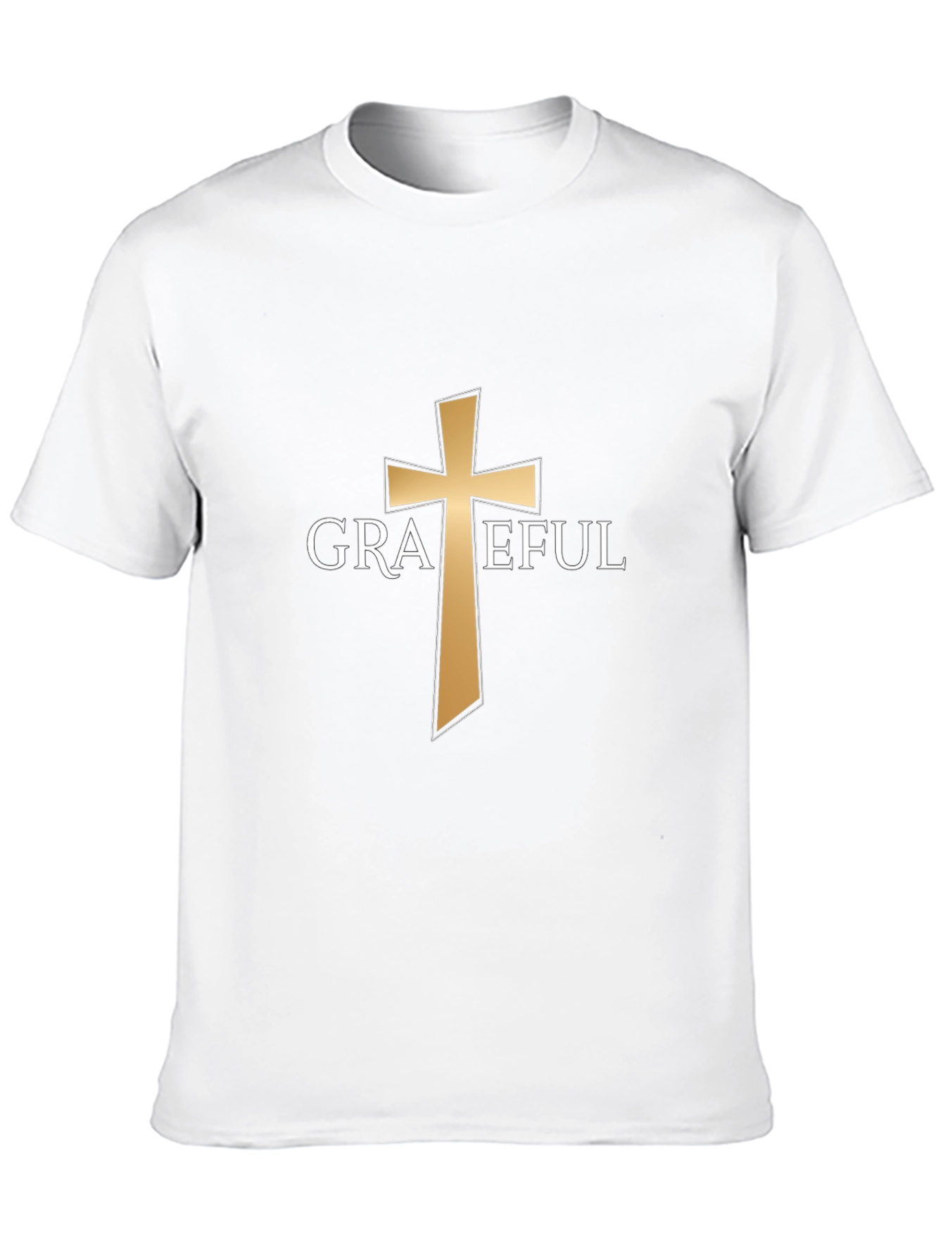 Grateful Cross Graphic T-Shirt - Christian Apparel - 10