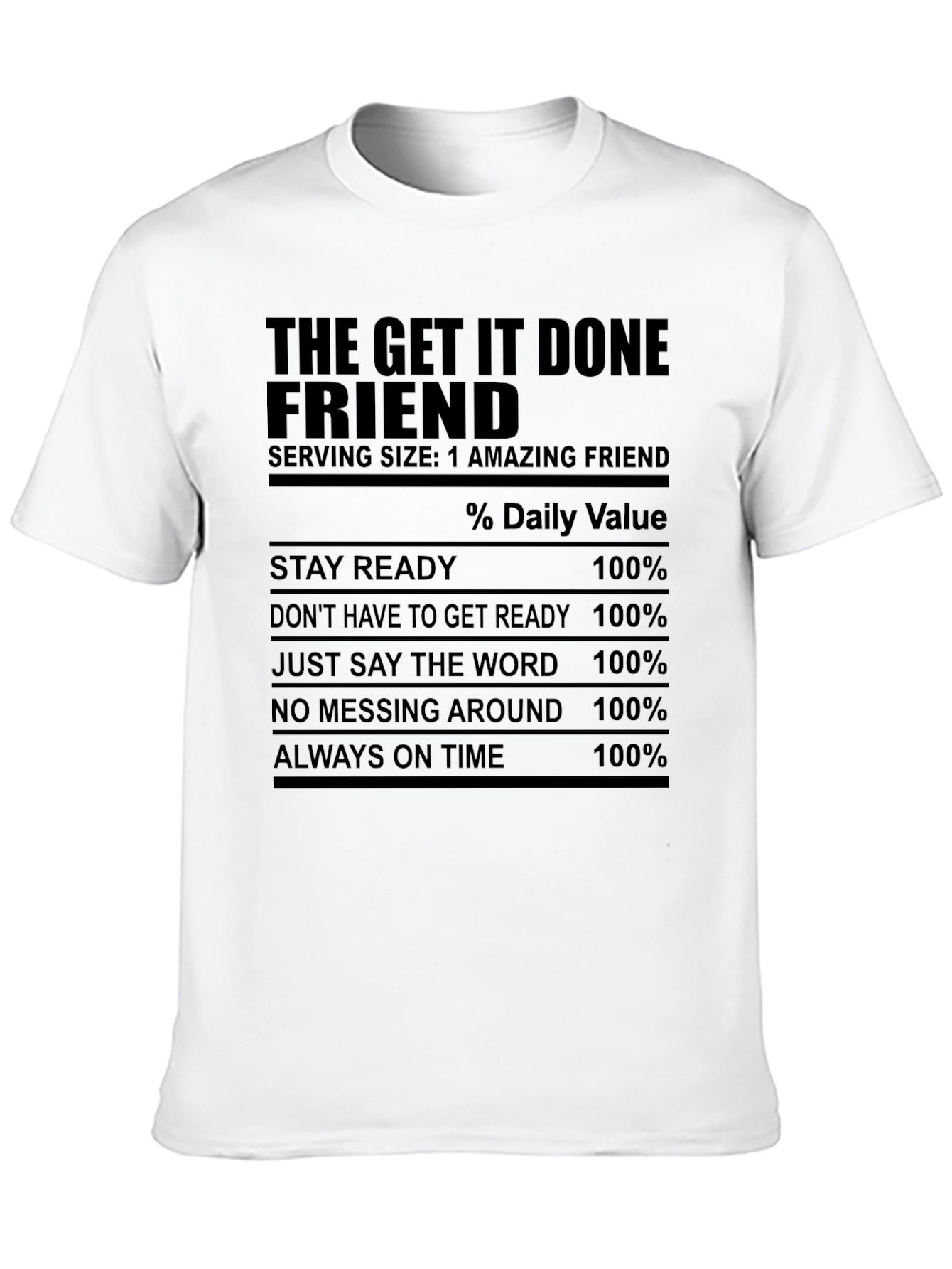 Black The Get It Done Friend T-Shirt view 10