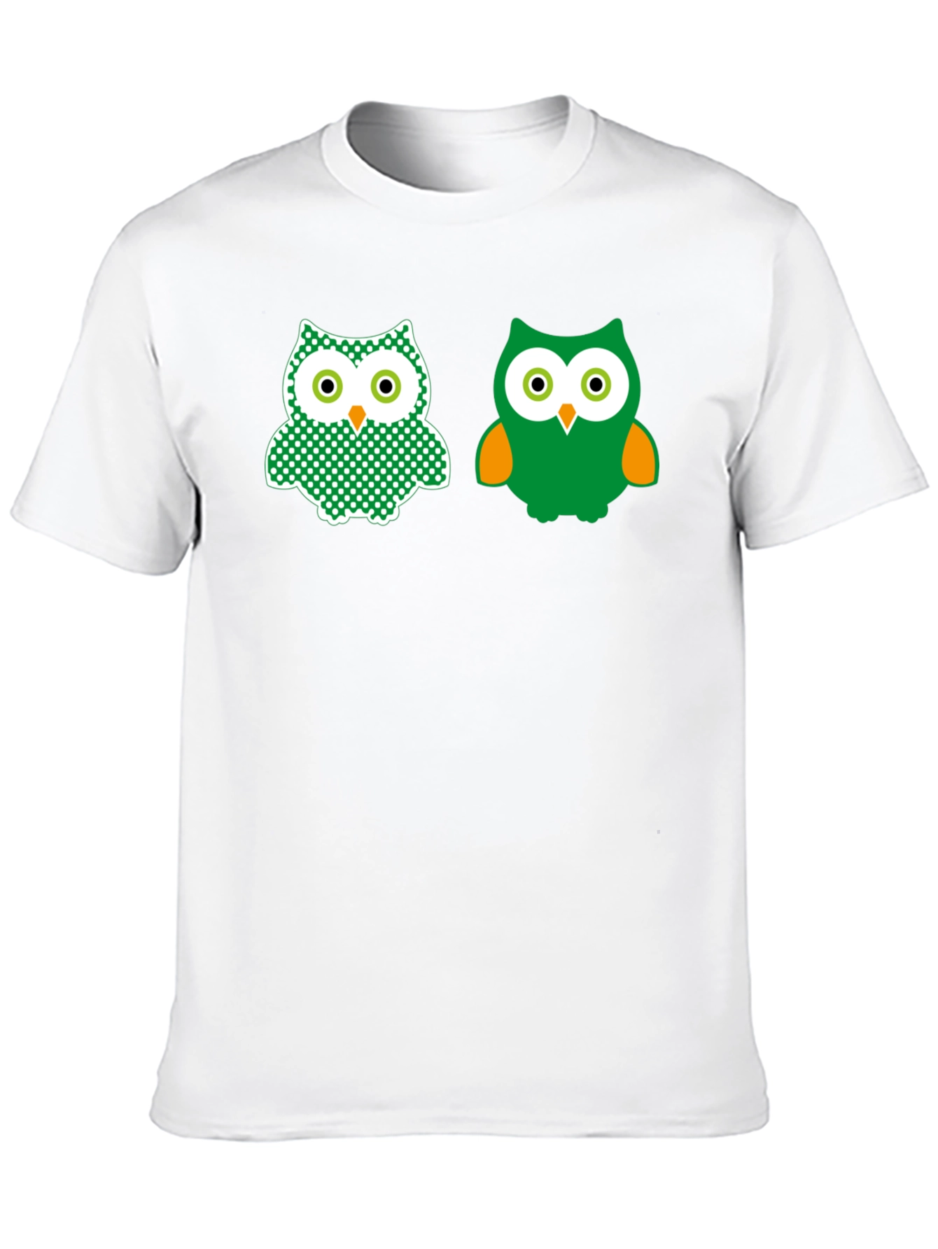 Black Cute Owl Graphic Tee - Stylish Black T-Shirt view 10