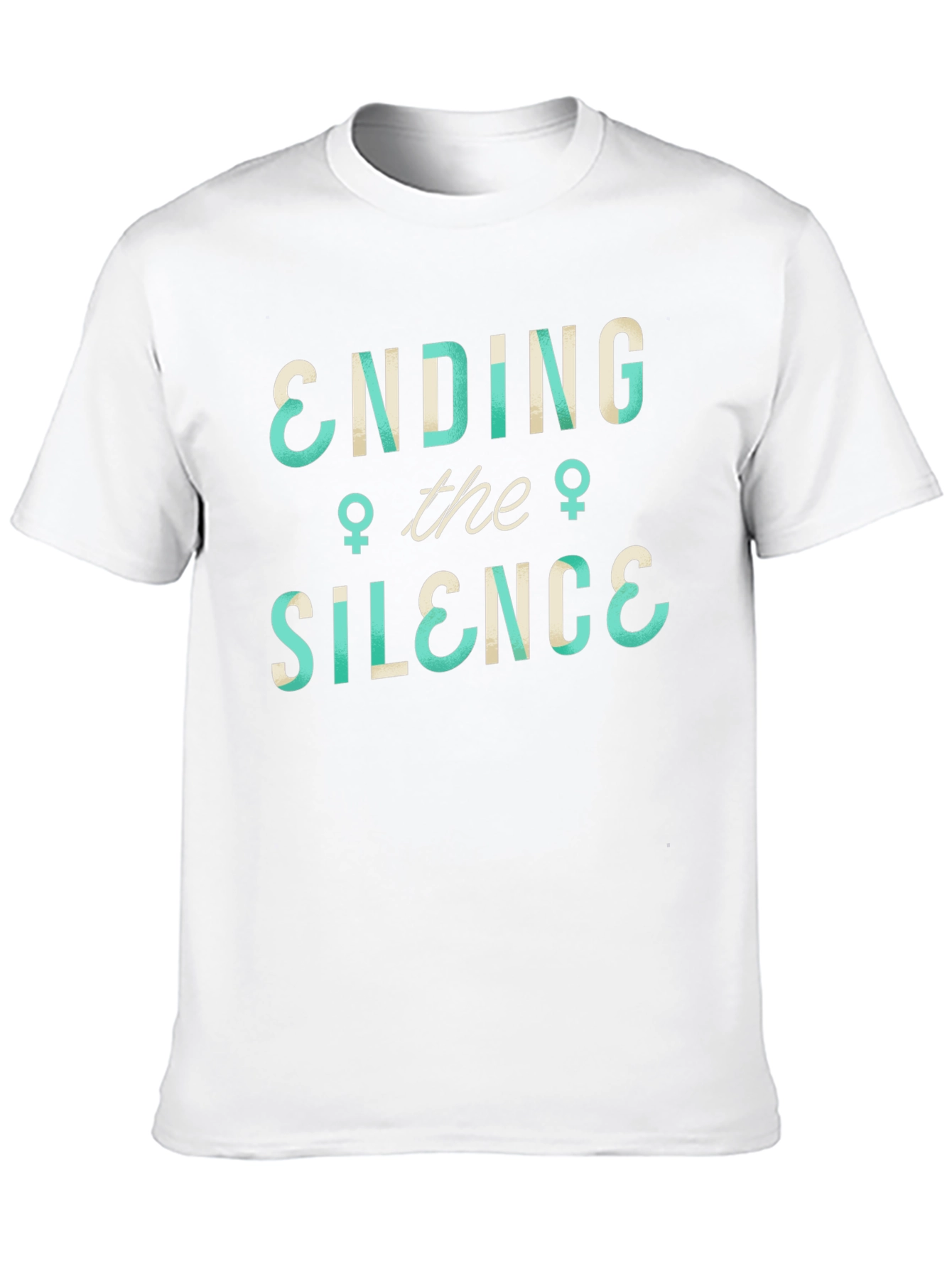 Black Ending the Silence Graphic Tee - Black Cotton view 10