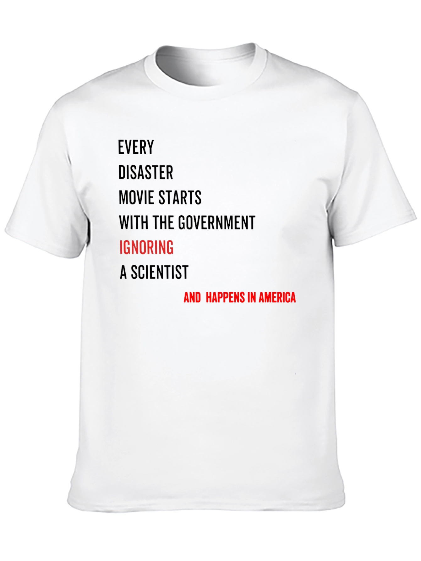 Black Every Disaster Movie T-Shirt view 10