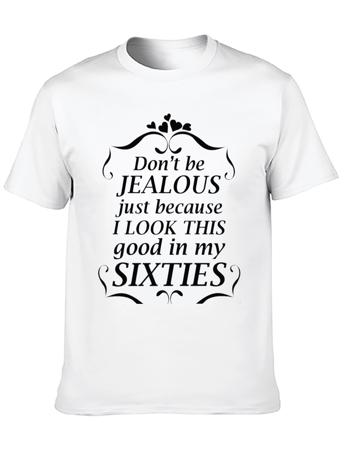 Black Don't Be Jealous 60s Humor T-Shirt view 10