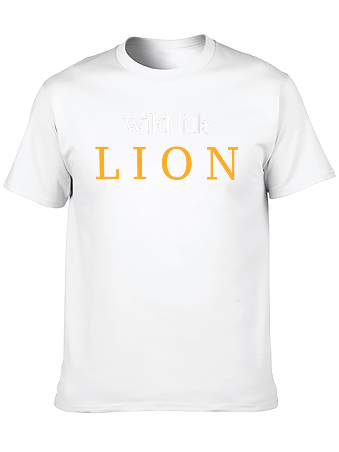 Black Wild Little Lion Graphic Tee - Unisex Soft Cotton T-Shirt view 10