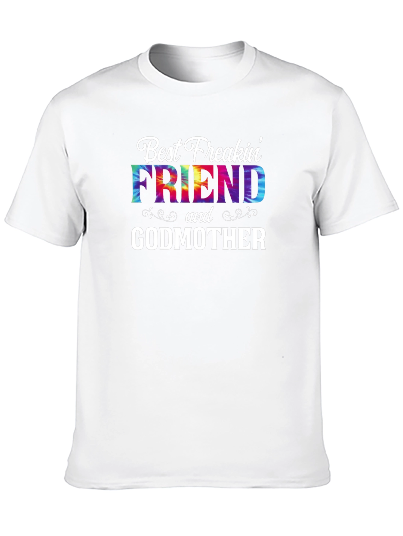 Black Best Freakin' Friend Godmother T-Shirt view 10