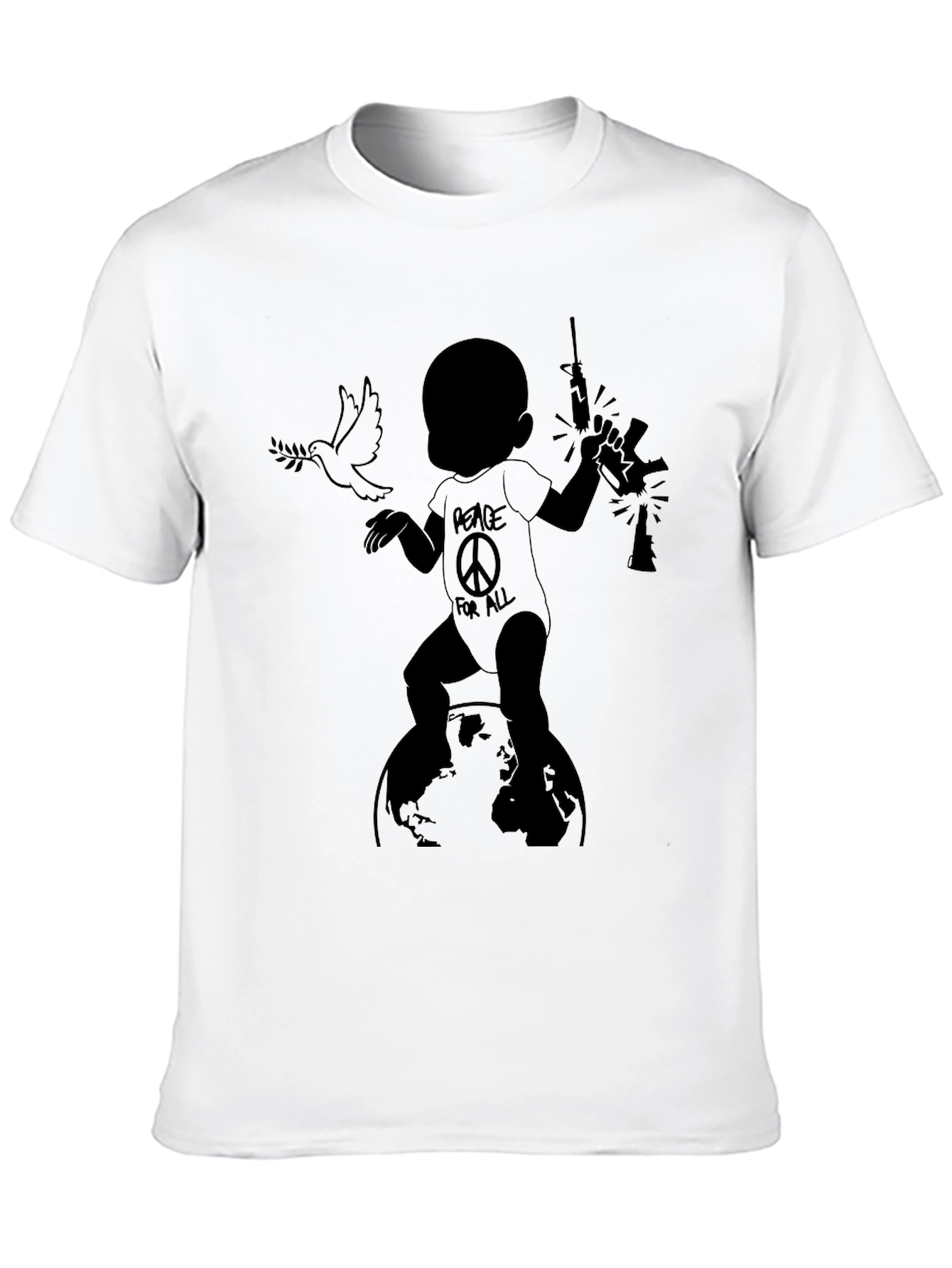 Peace vs. War Graphic Tee - 10