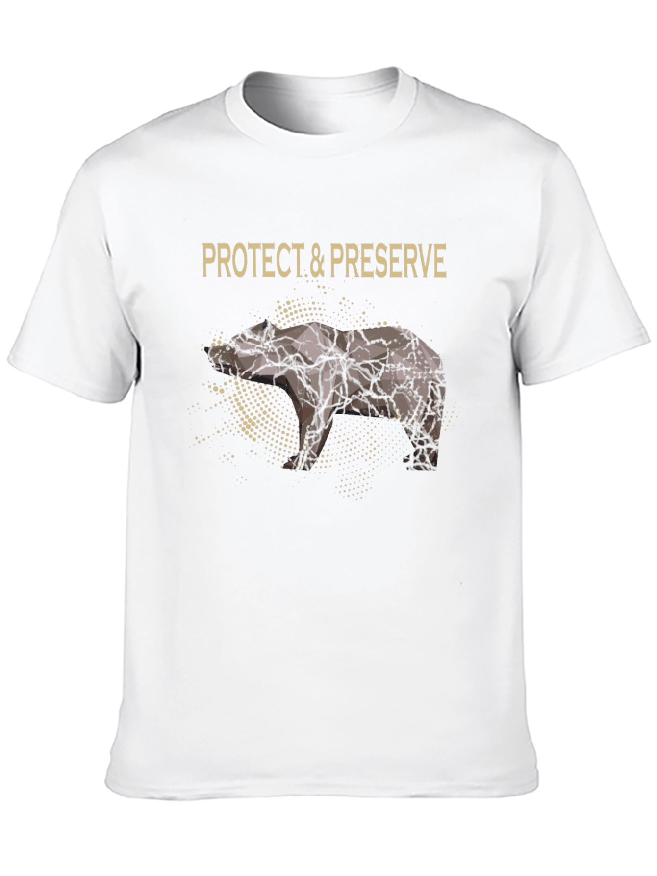 Black Protect & Preserve Nature T-Shirt - Black view 10