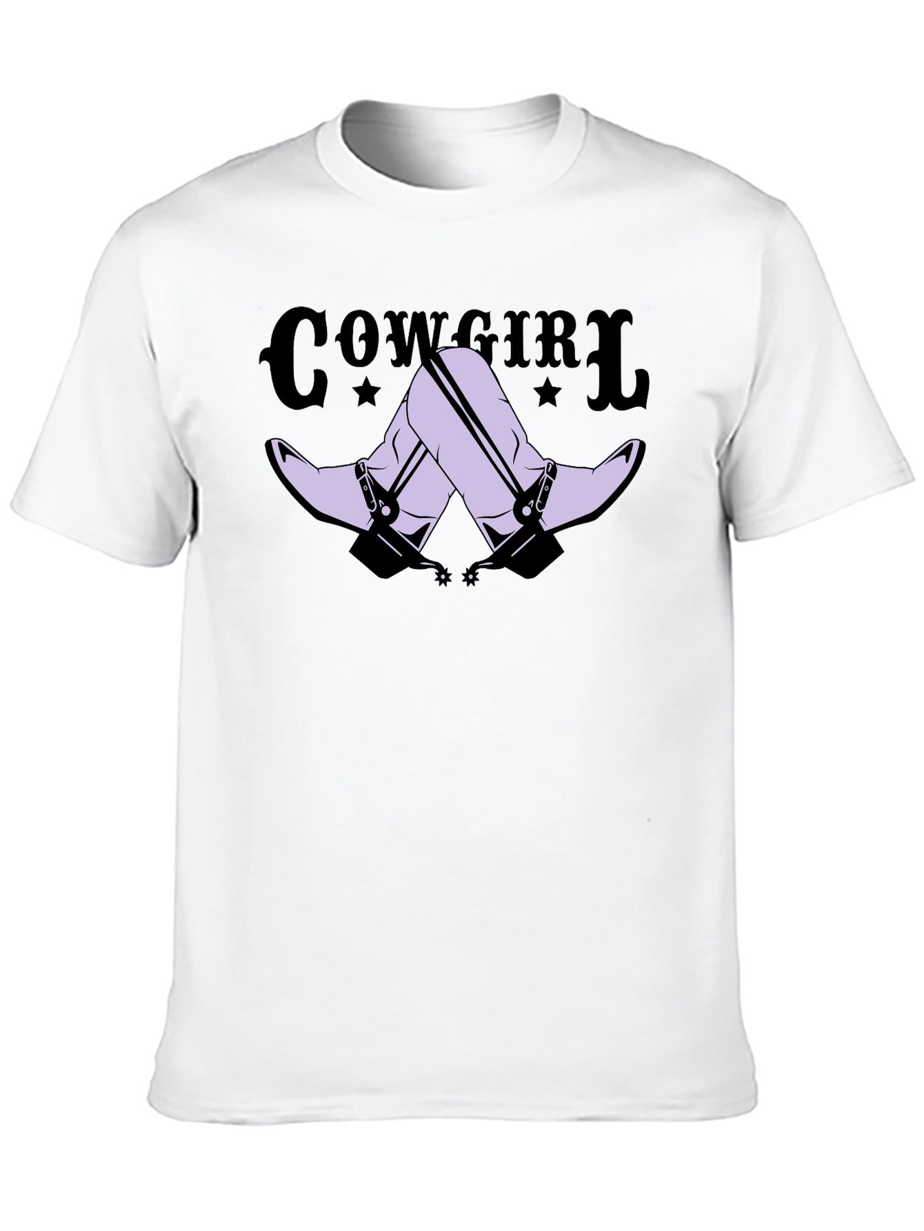 Cowgirl Boots T-Shirt - Western Style Tee - 10