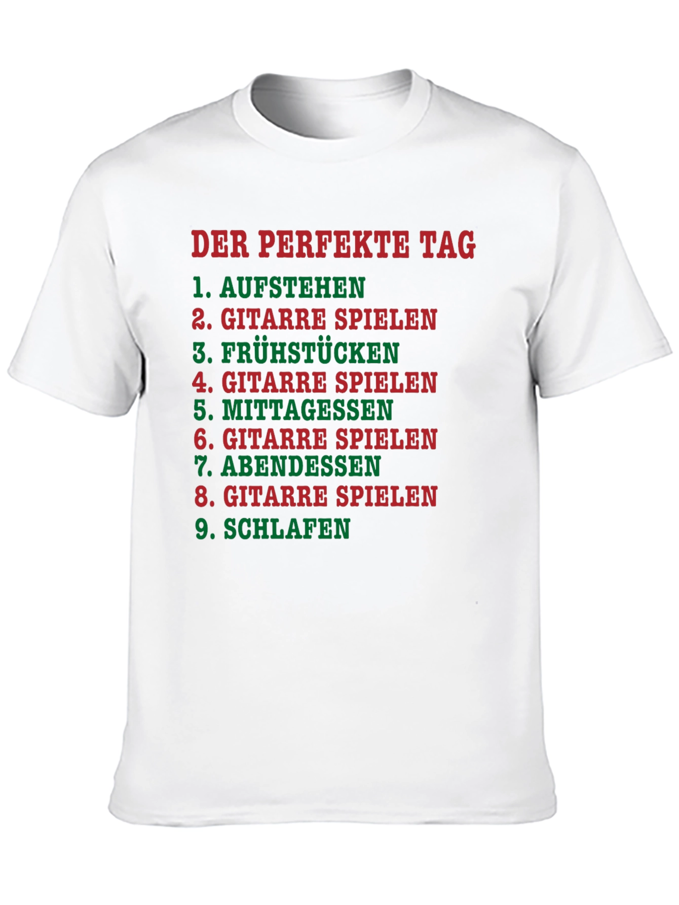 Black Perfect Day Guitar Player T-Shirt view 10