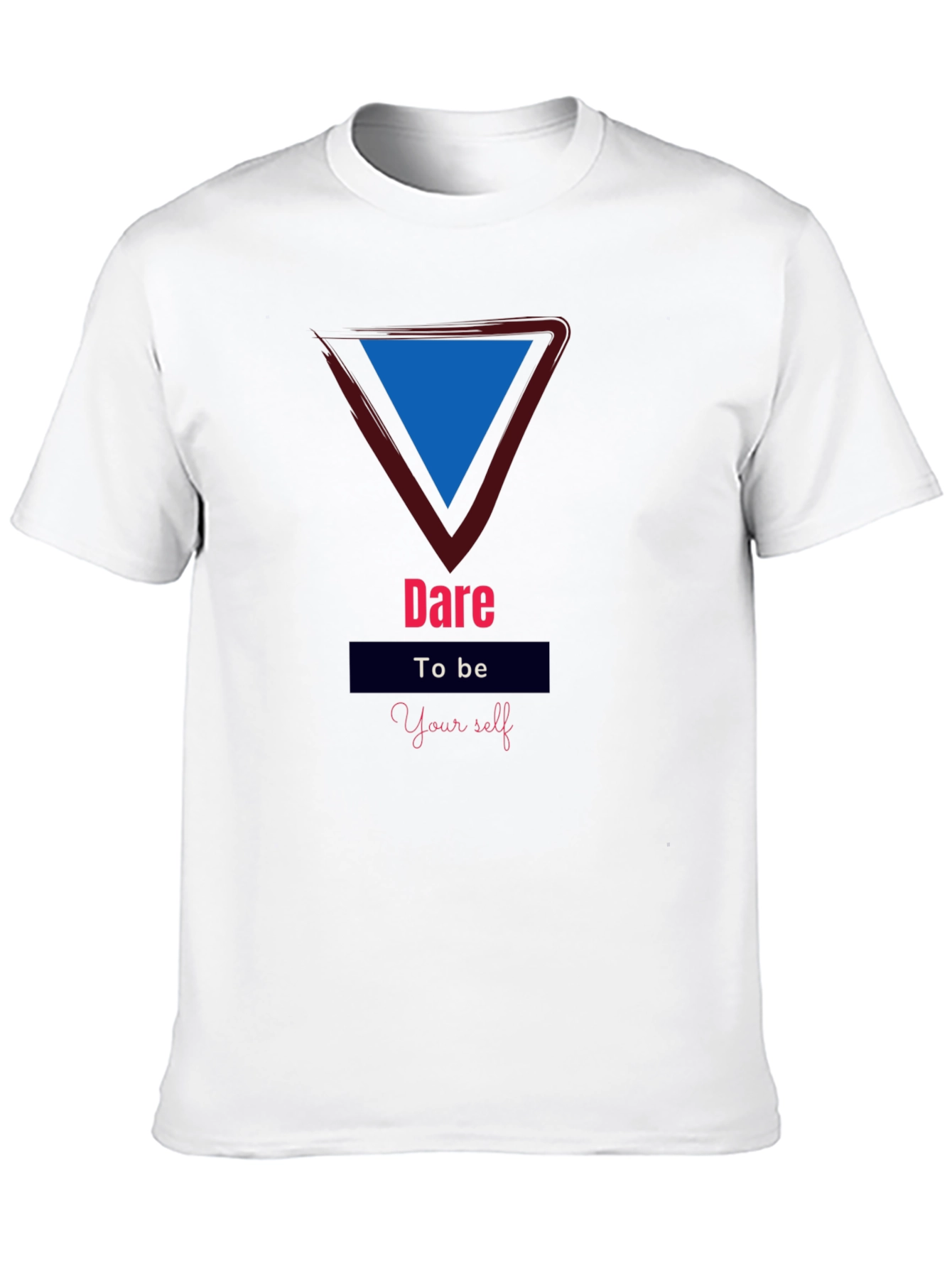 Black Dare to be Yourself Black T-Shirt view 10