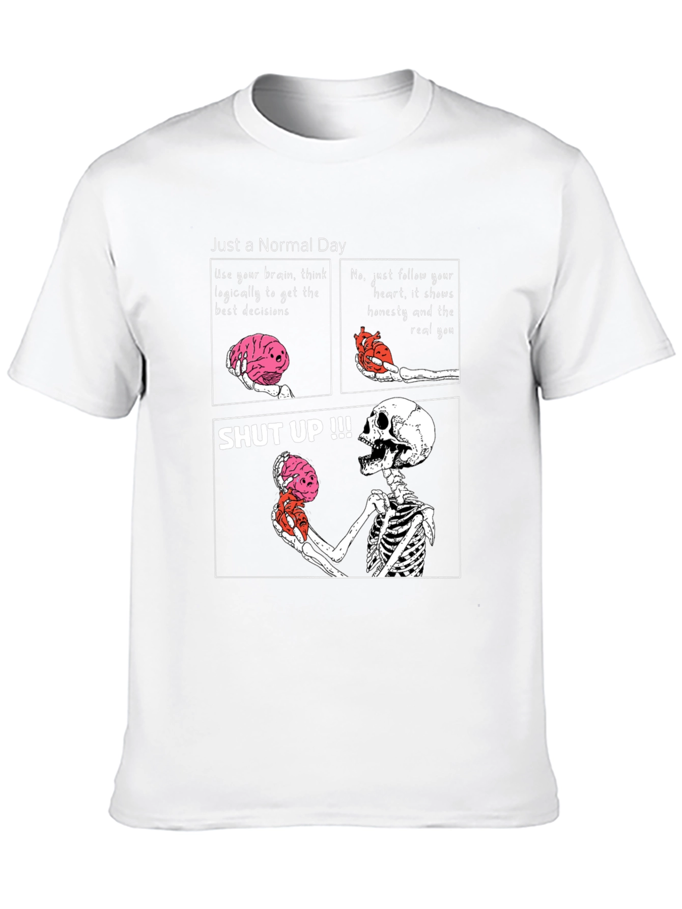 Black Just a Normal Day Graphic Tee view 10