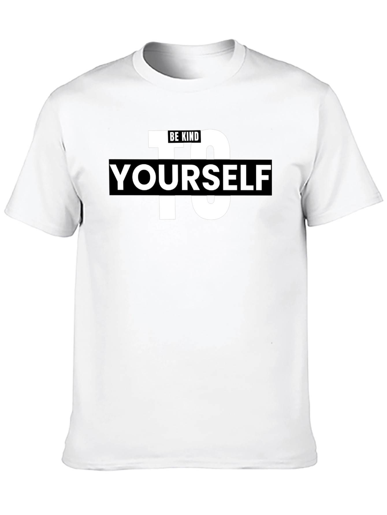 Black Be Kind To Yourself T-Shirt - Black view 10