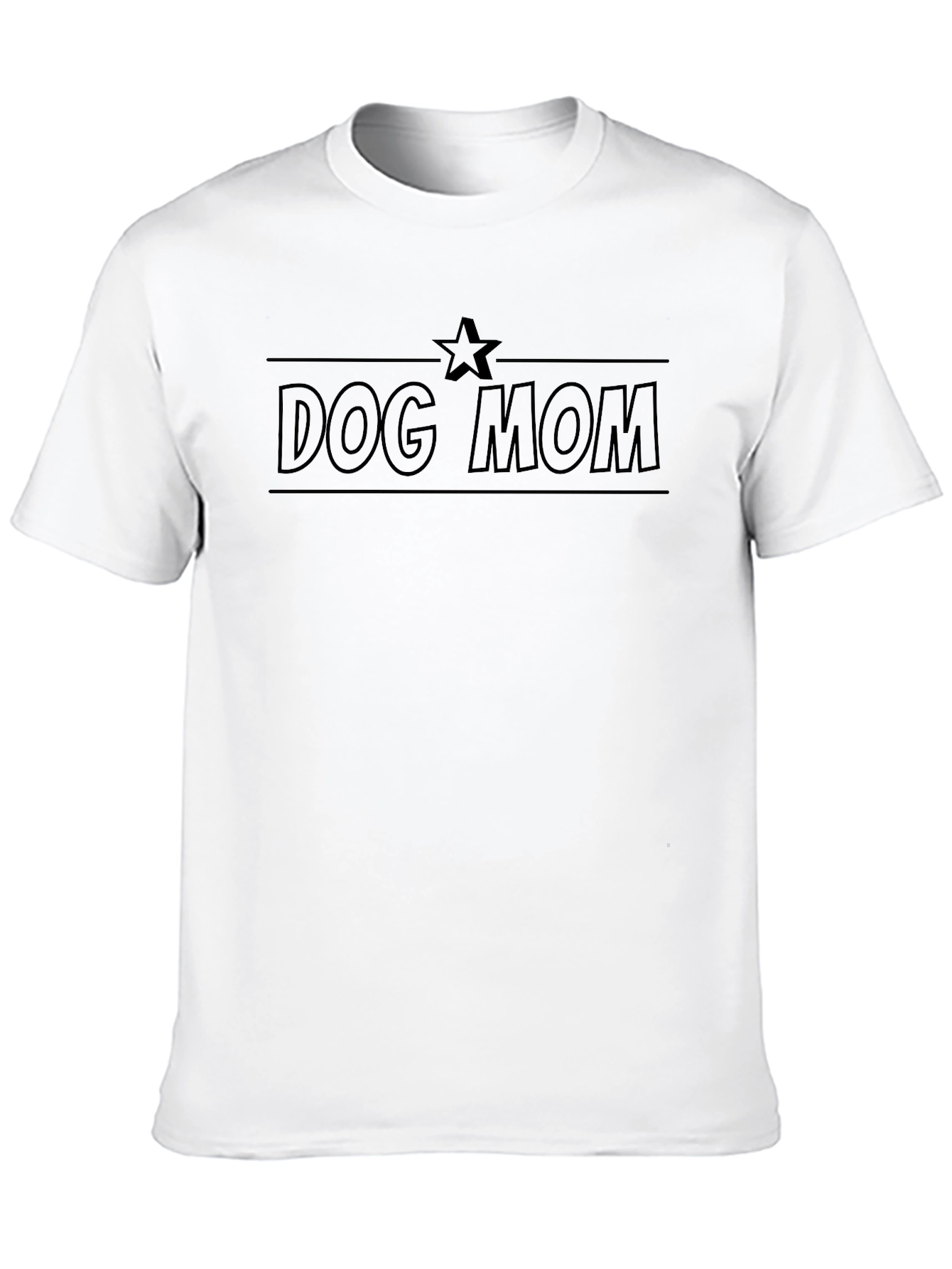 Black Dog Mom Black T-Shirt view 10