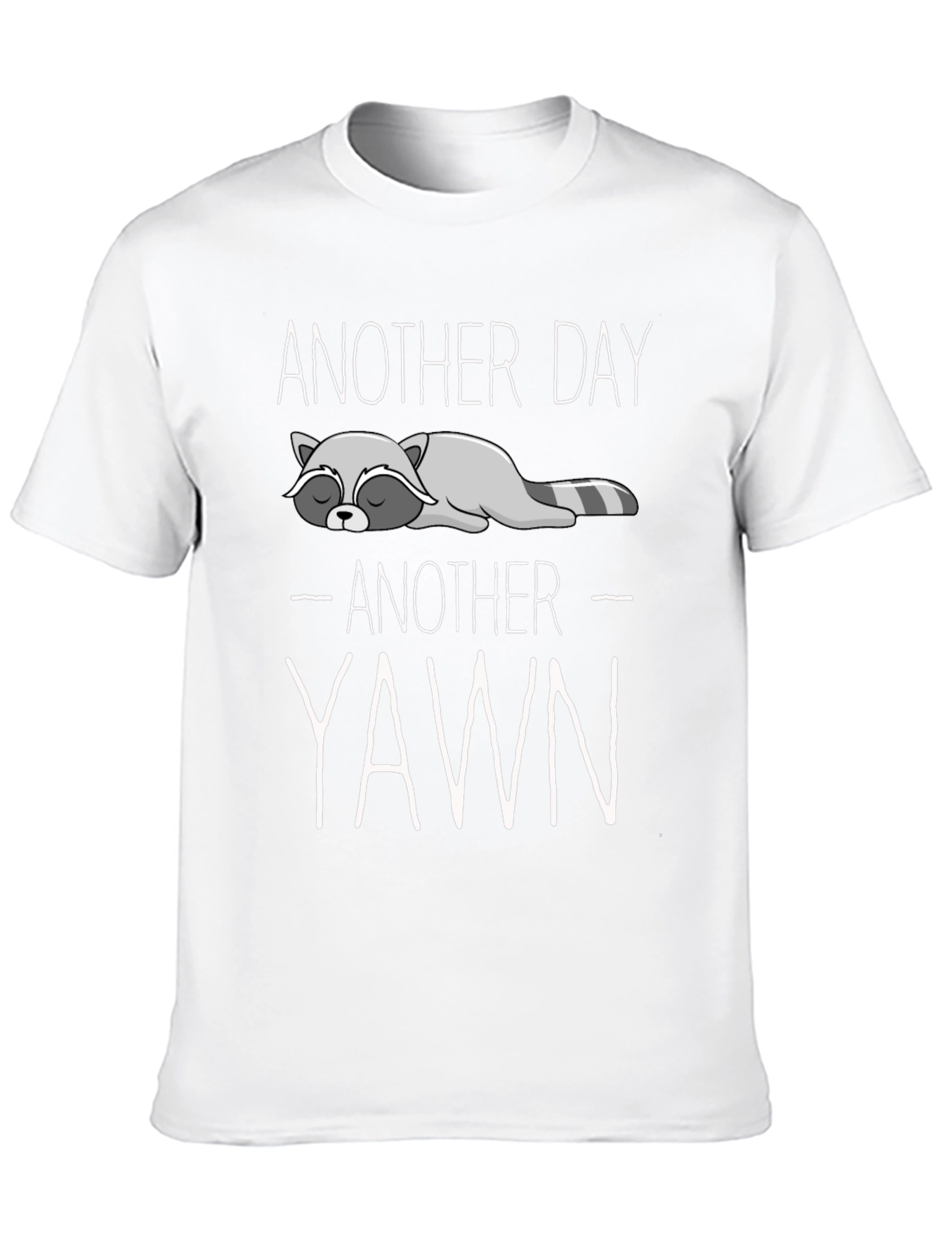 Black Another Day Another Yawn Graphic T-Shirt view 10