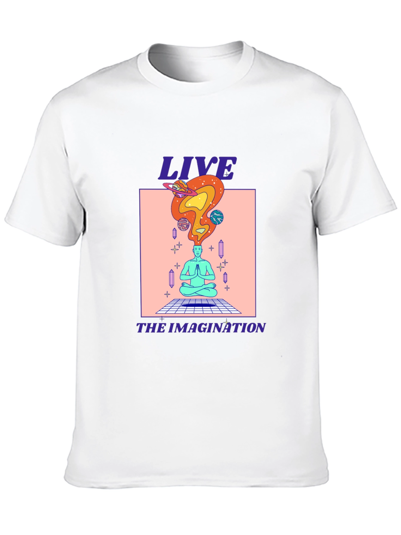 Black Live the Imagination Graphic Tee view 10