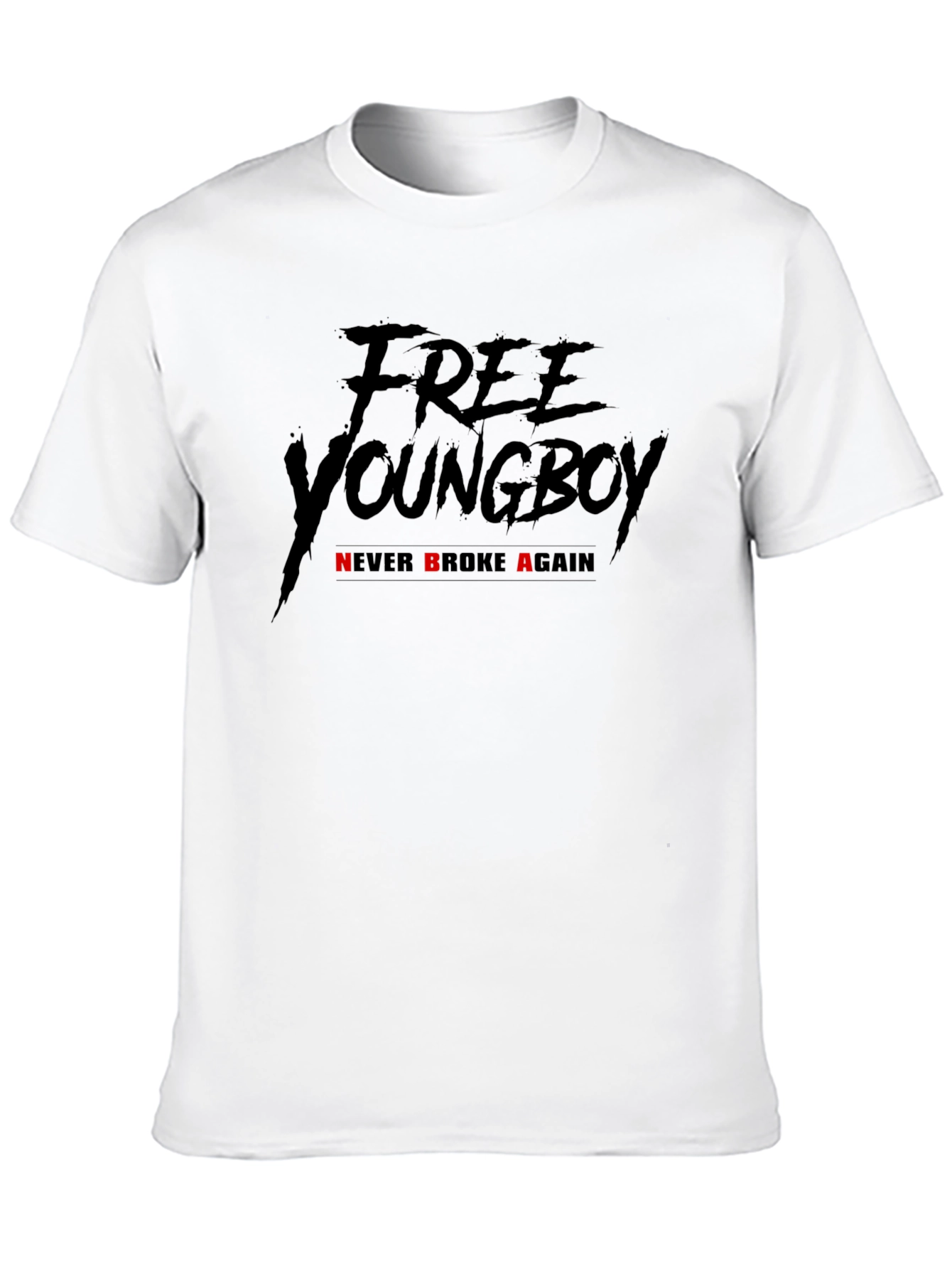 Black Free Youngboy Never Broke Again Black T-Shirt view 10