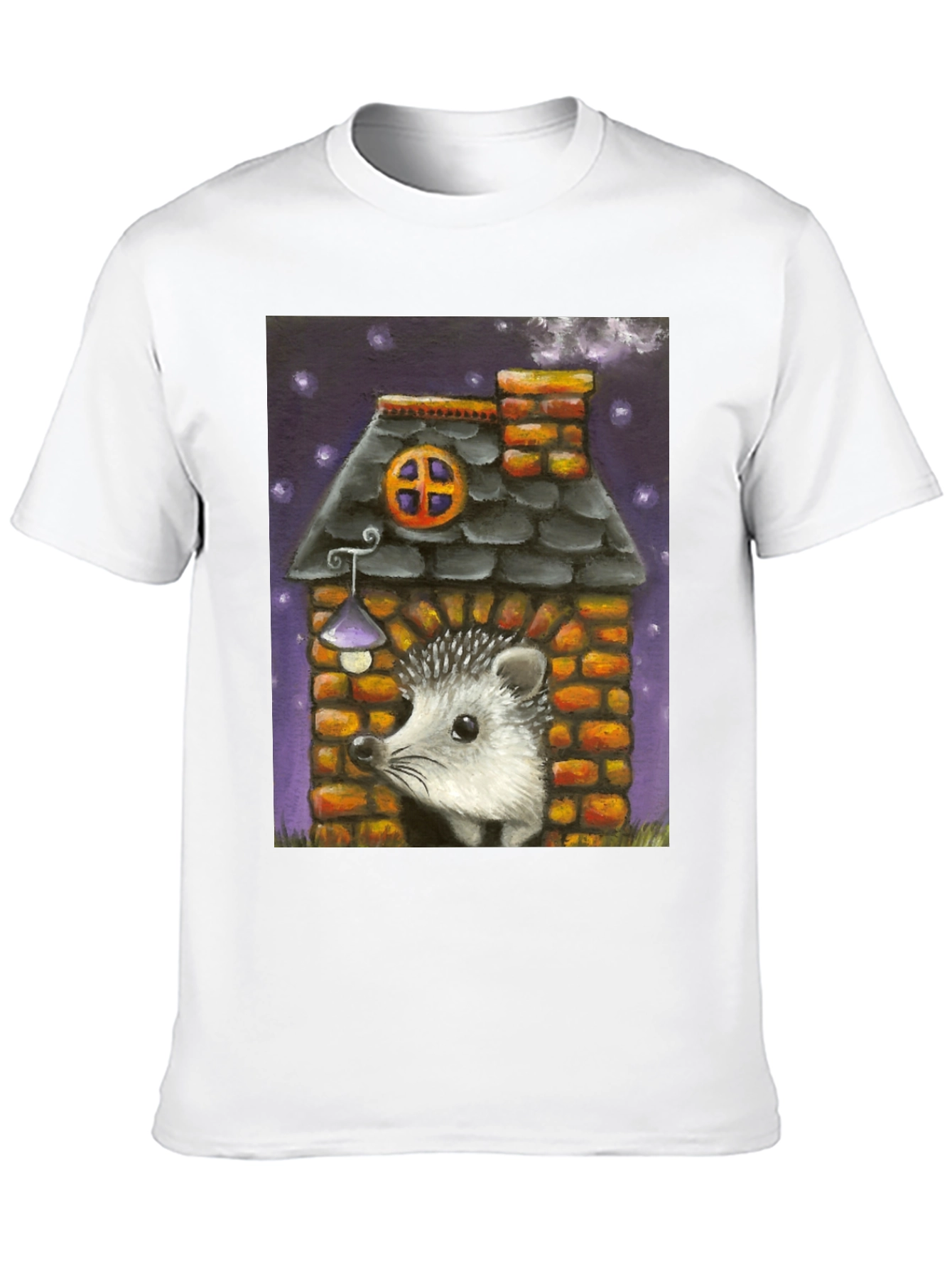 Black Hedgehog House Graphic Tee view 10