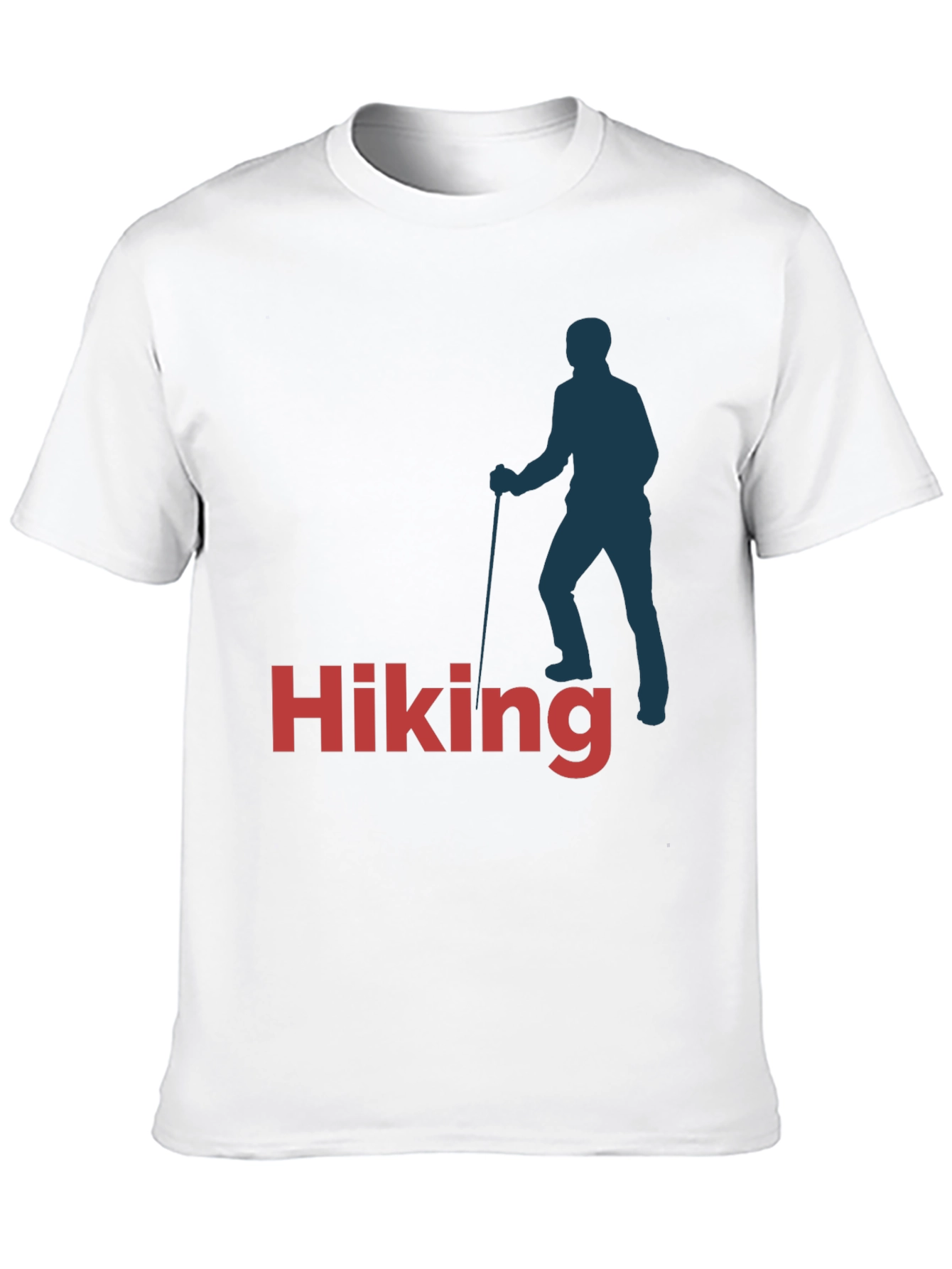 Black Hiking T-Shirt - Black Cotton Blend view 10