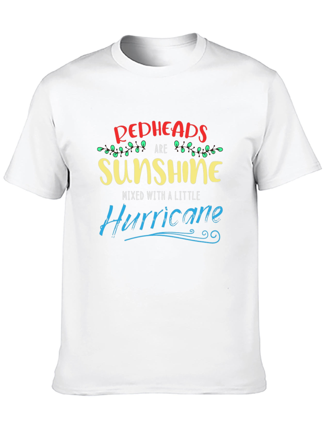 Black Redhead Sunshine Hurricane Graphic Tee view 10