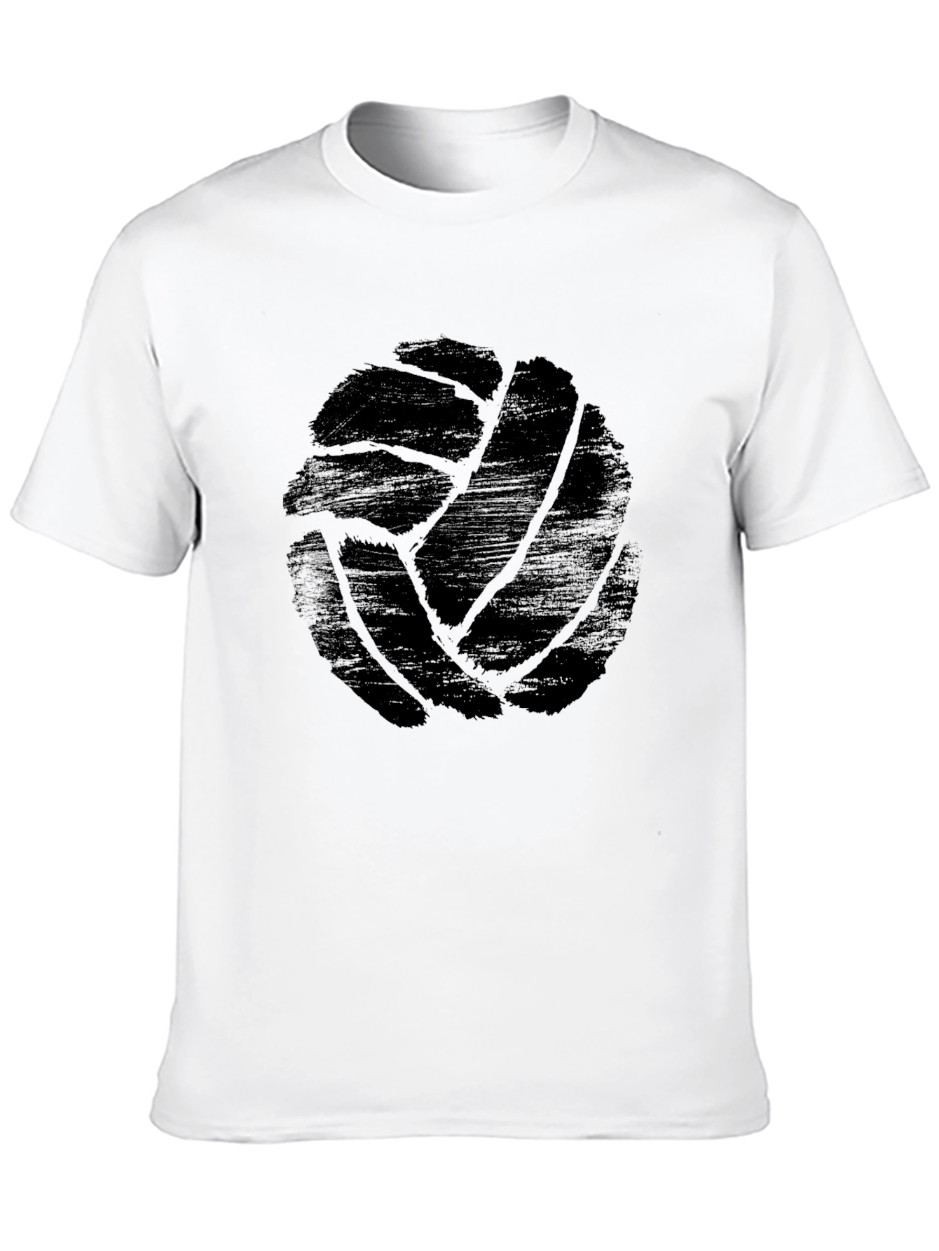 Black Black Volleyball Graphic T-Shirt view 10