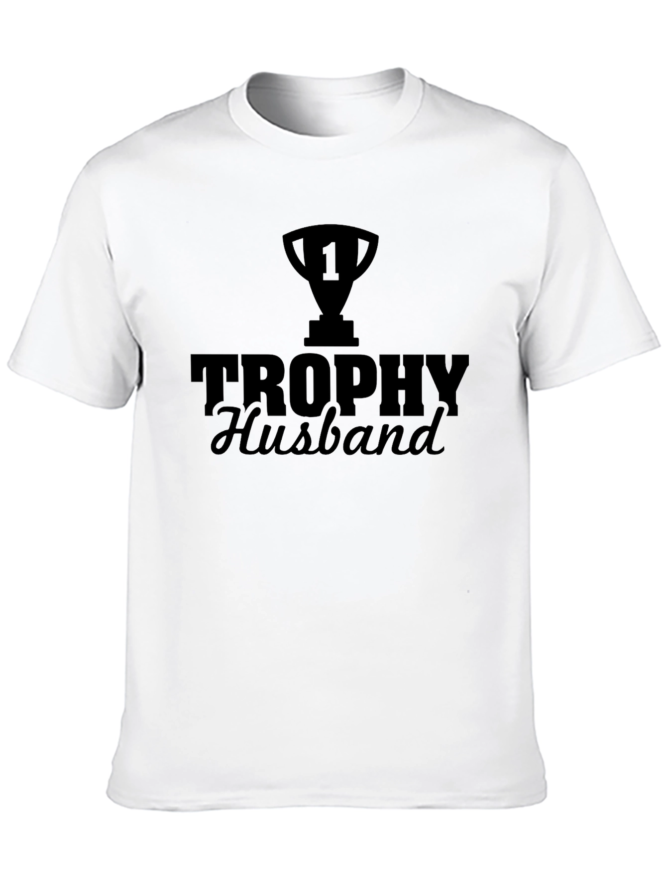 Black Trophy Husband Graphic Tee - Black view 10